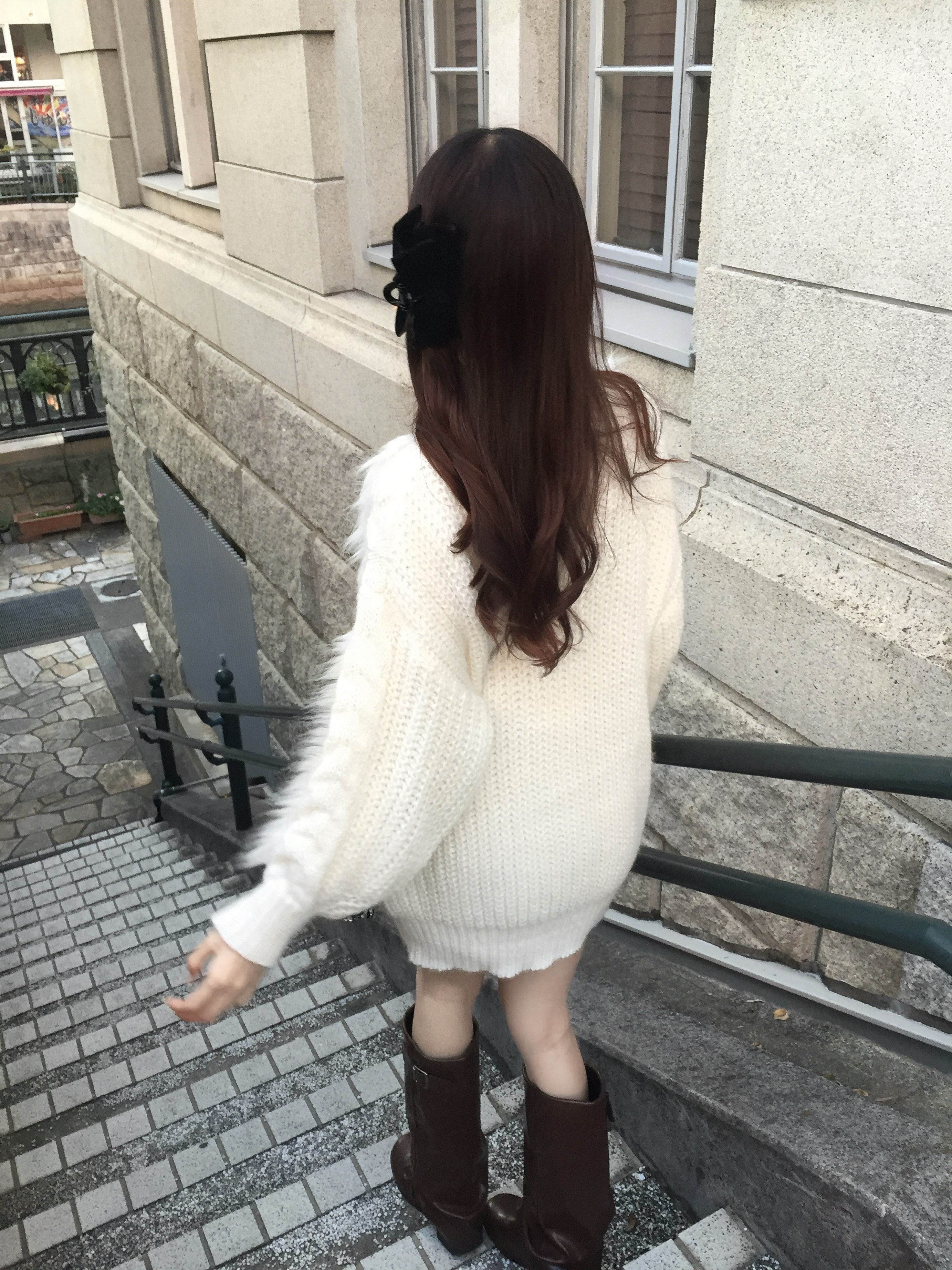 ハイネックファーニット KR13335