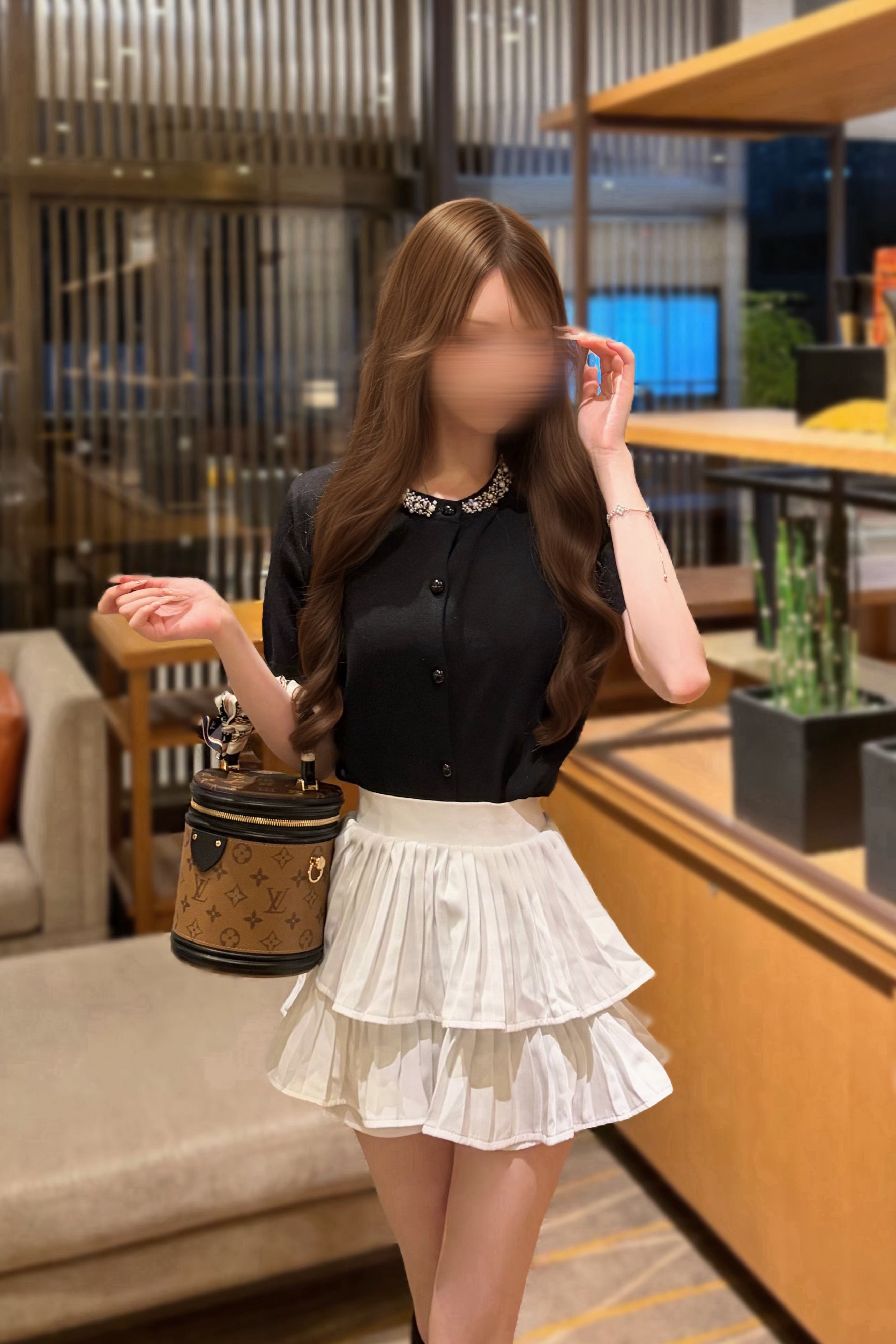 ネックビジュートップス KR12932