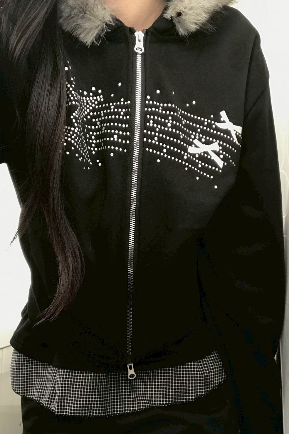 フードファープリントパーカー KR13546