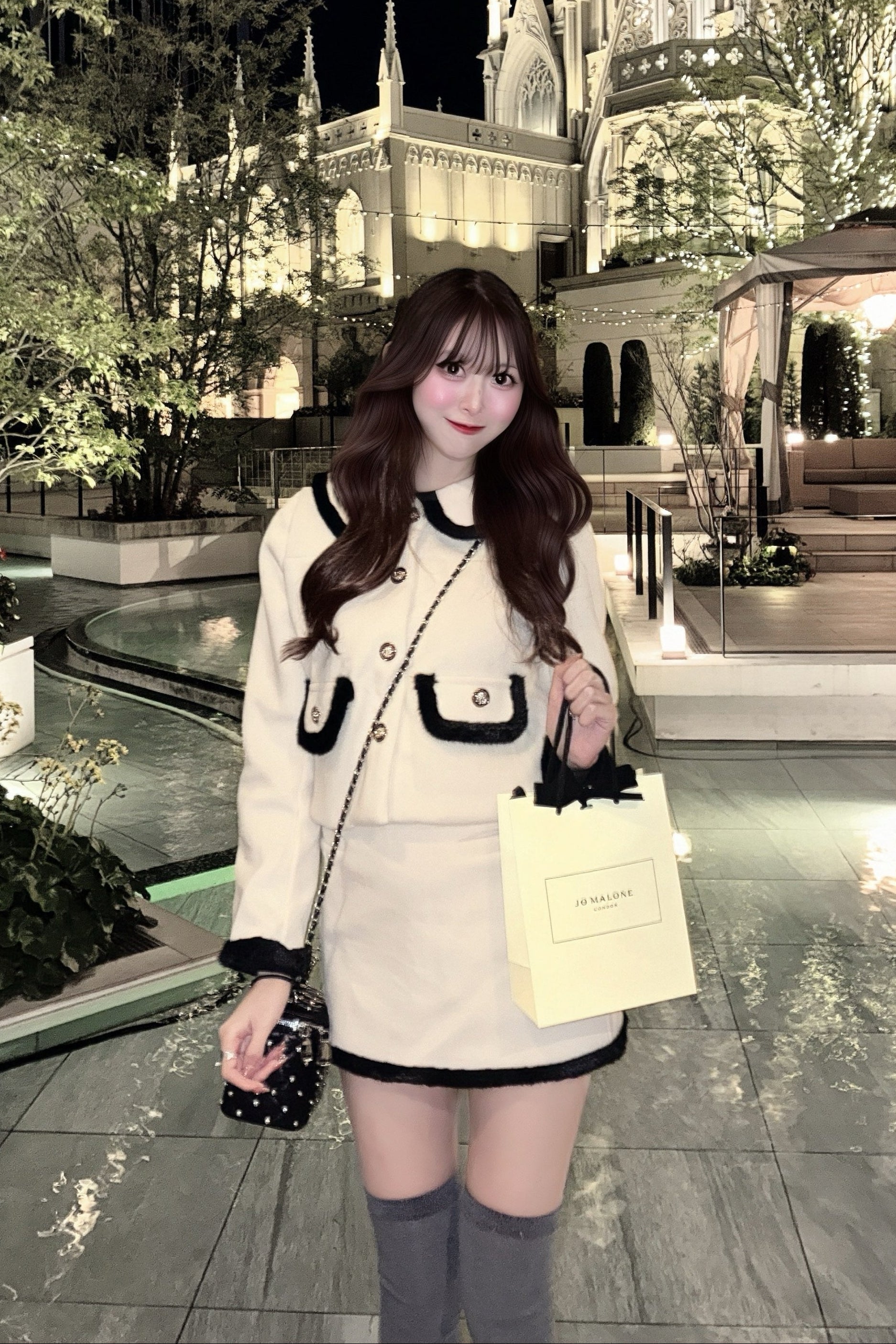 リボントリムツイードセットアップ KR30288