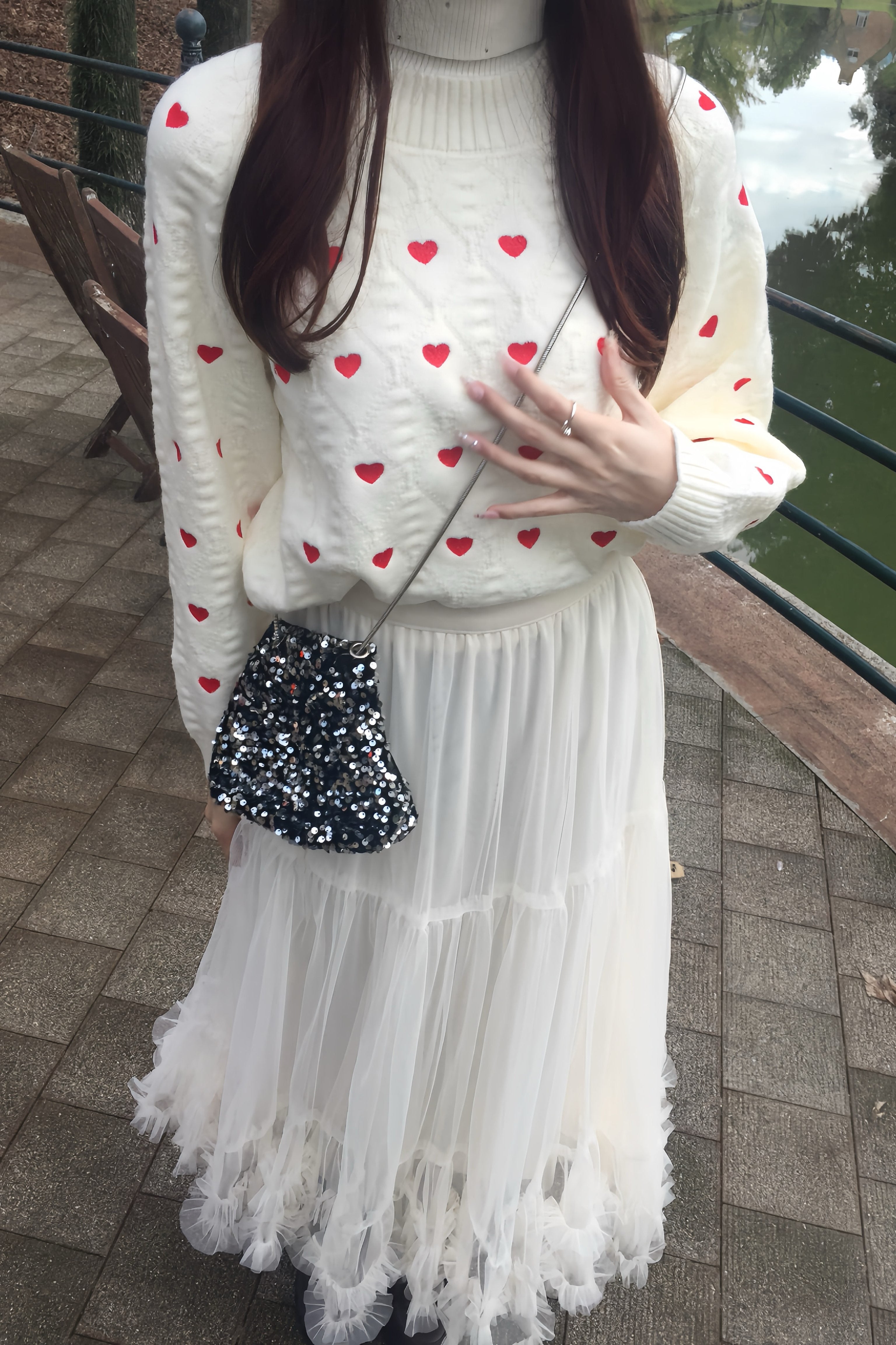 ハートツイストニット KR13334