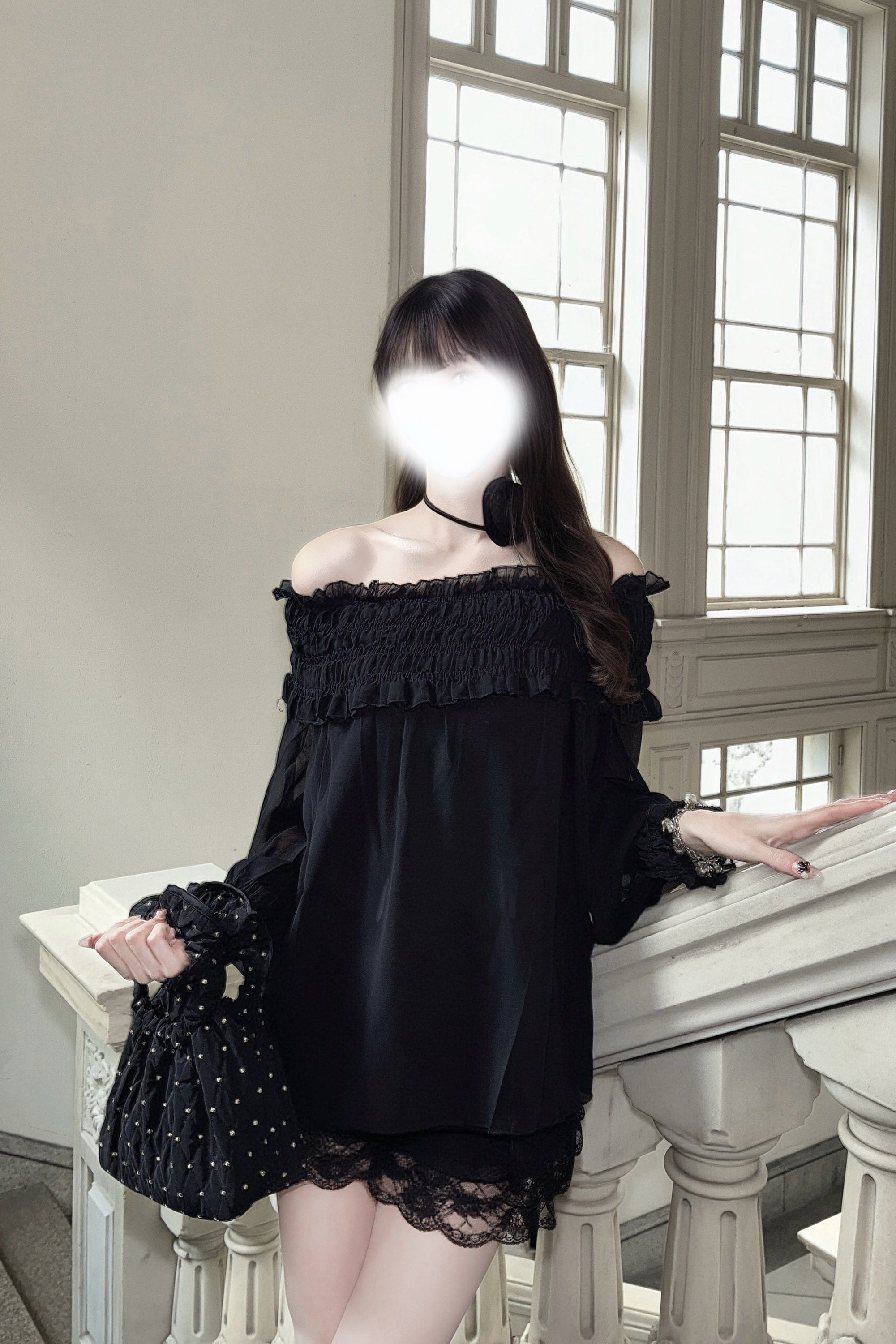 フリルオフショルブラウス KR14129