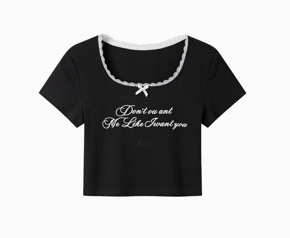 リボンレースメロウTシャツ KR10189