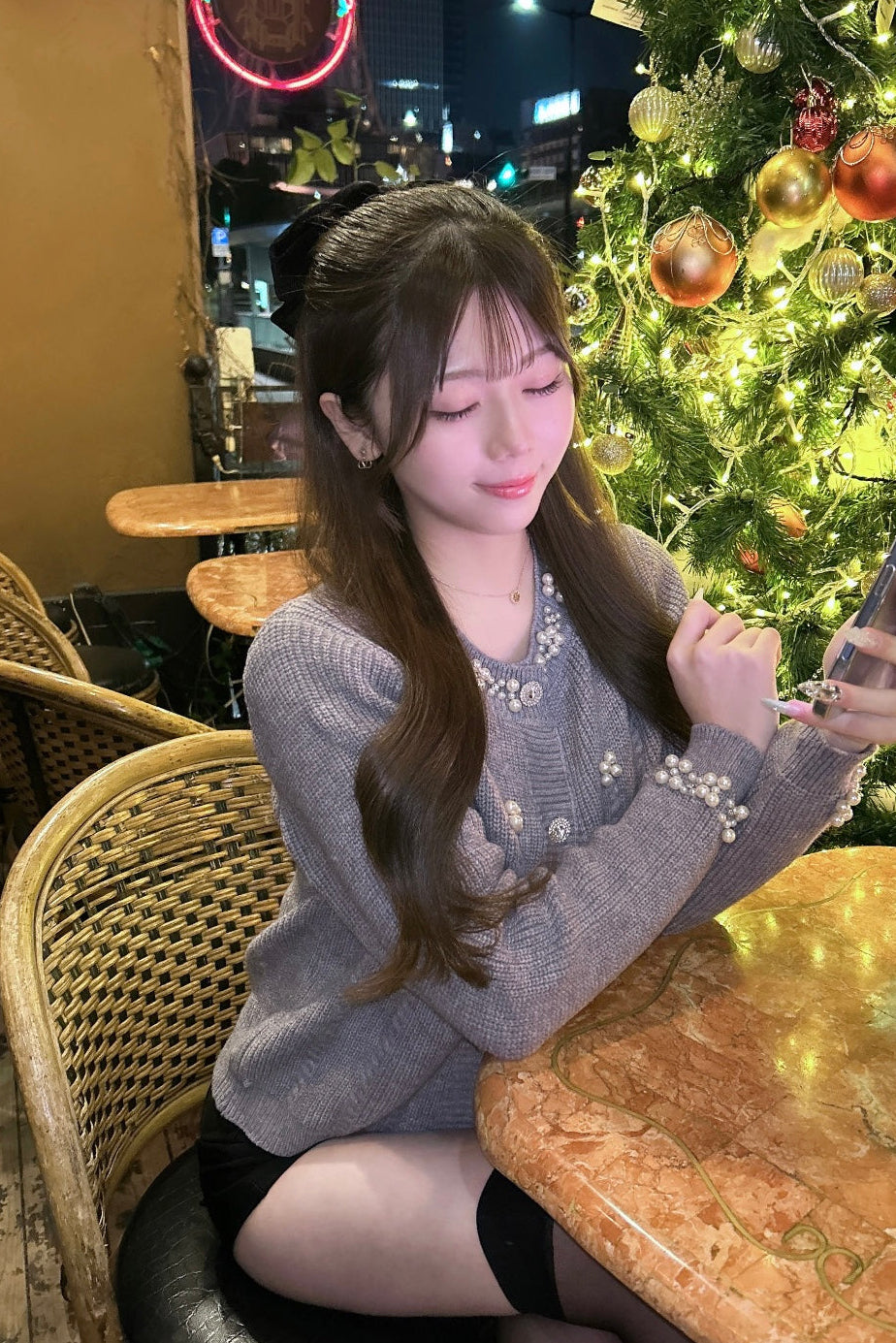 ビジューカーディガン KR13380