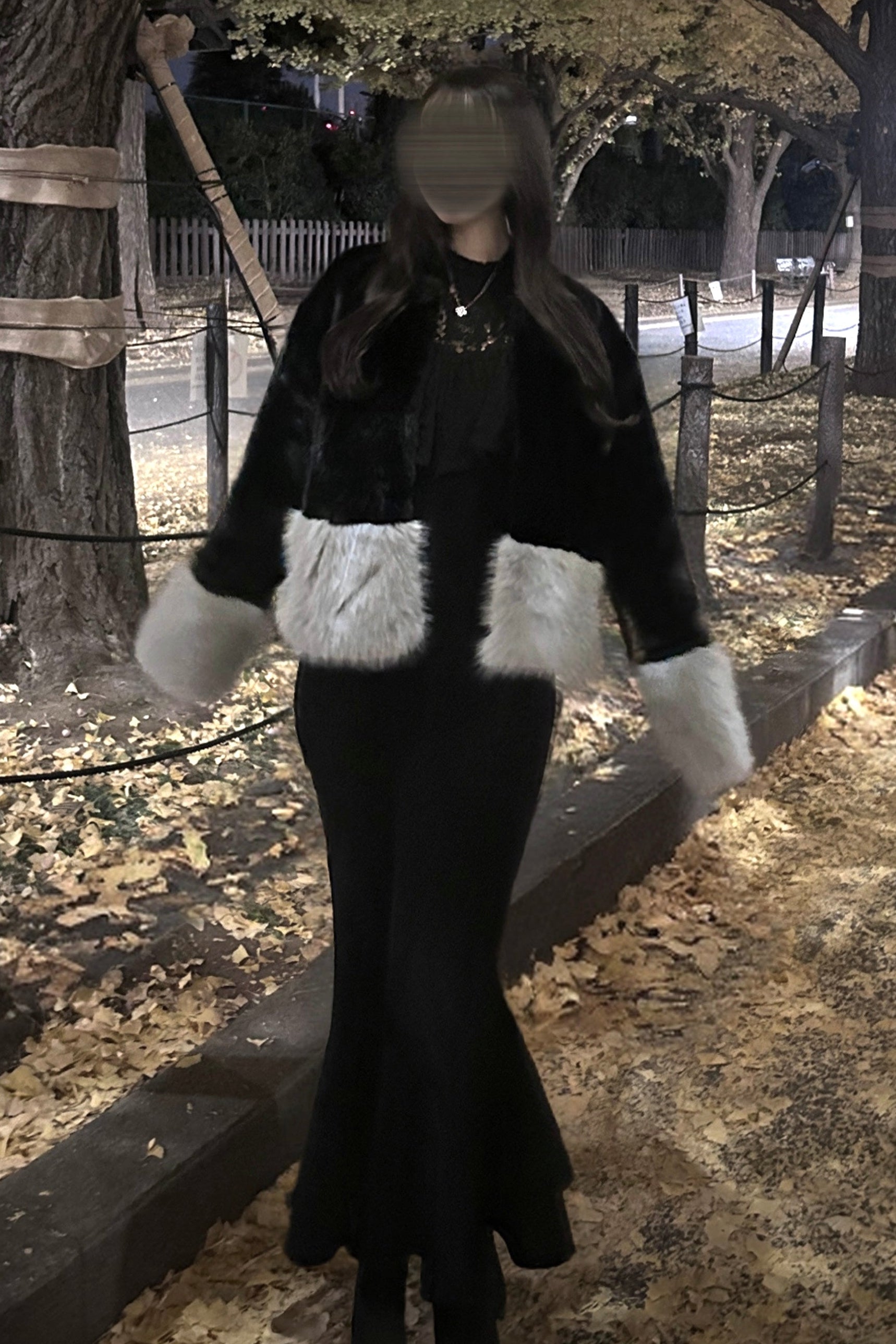 ラグジュアリーファーコート KR30210