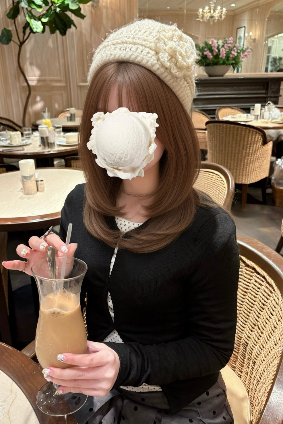 クロッシェビーニー KR13690