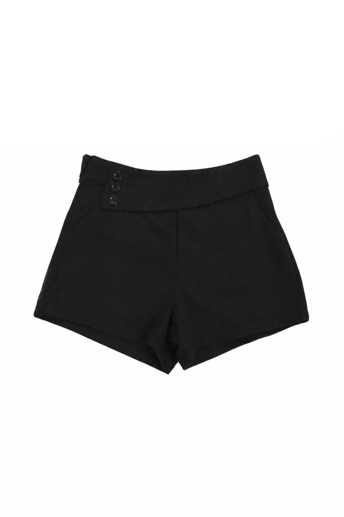 サイドボタンハイウエストショートパンツ KR15136