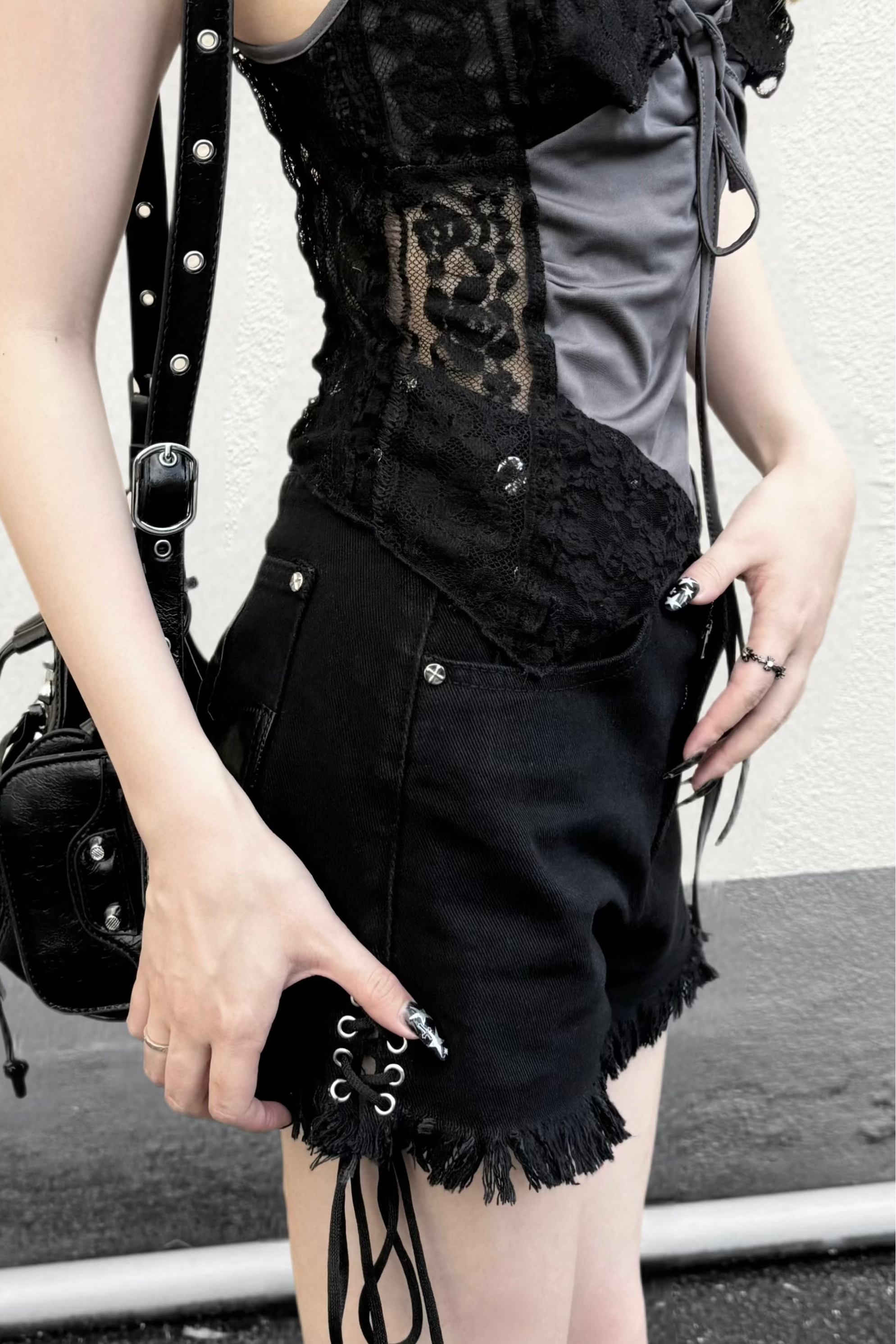 クロスデザインショートパンツ KR15153