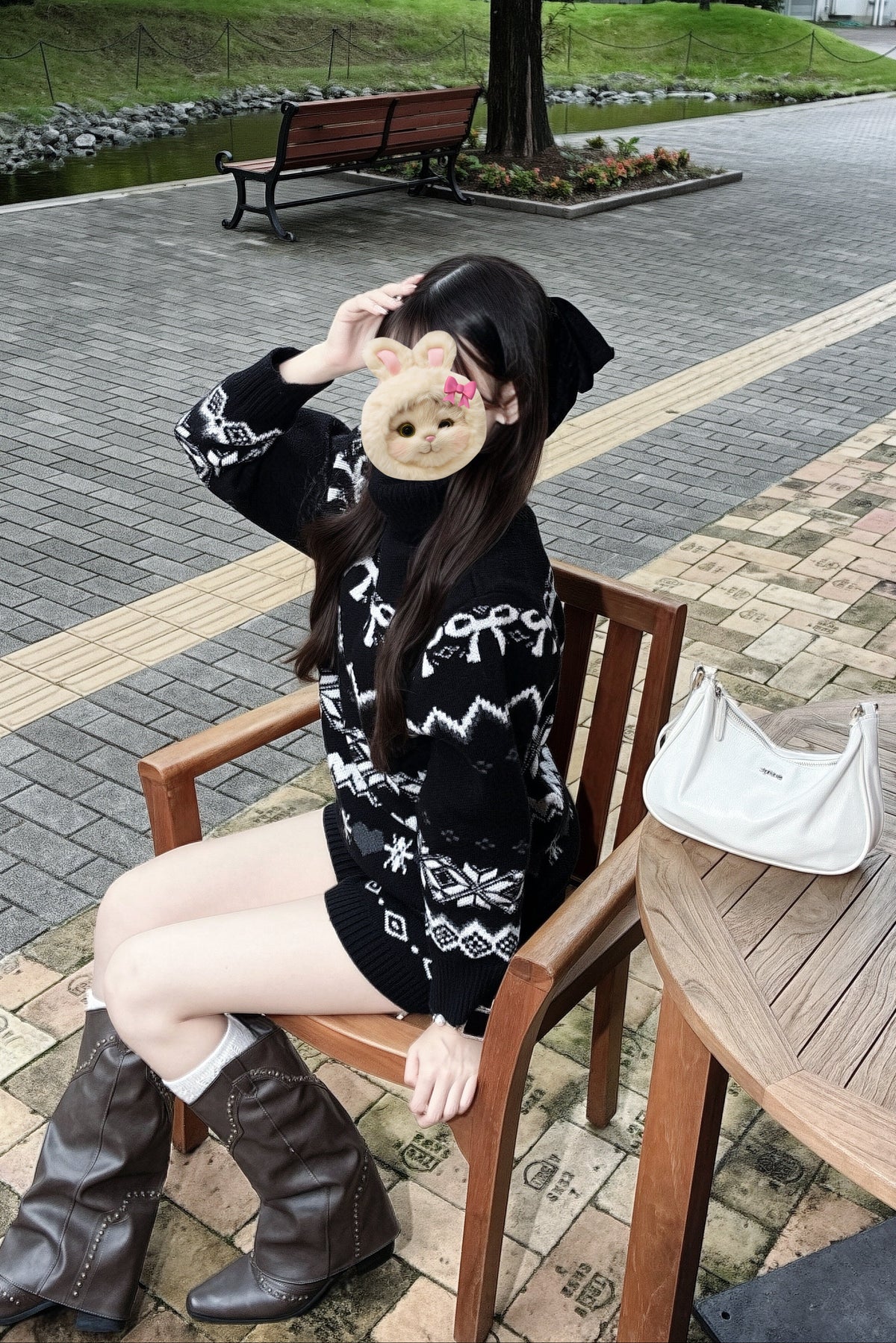 ノルディックジャガードニットセットアップ KR30762