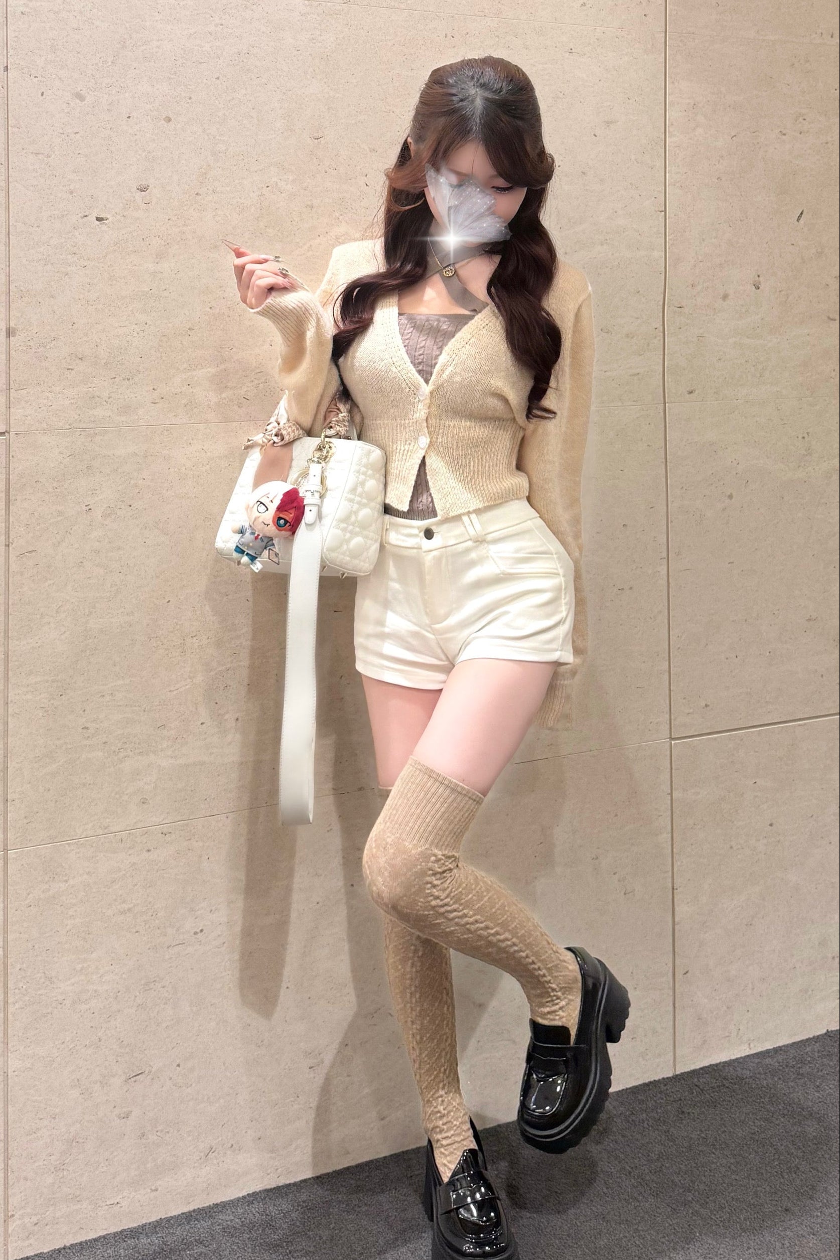 ホルターネックニットカーディガン KR13623