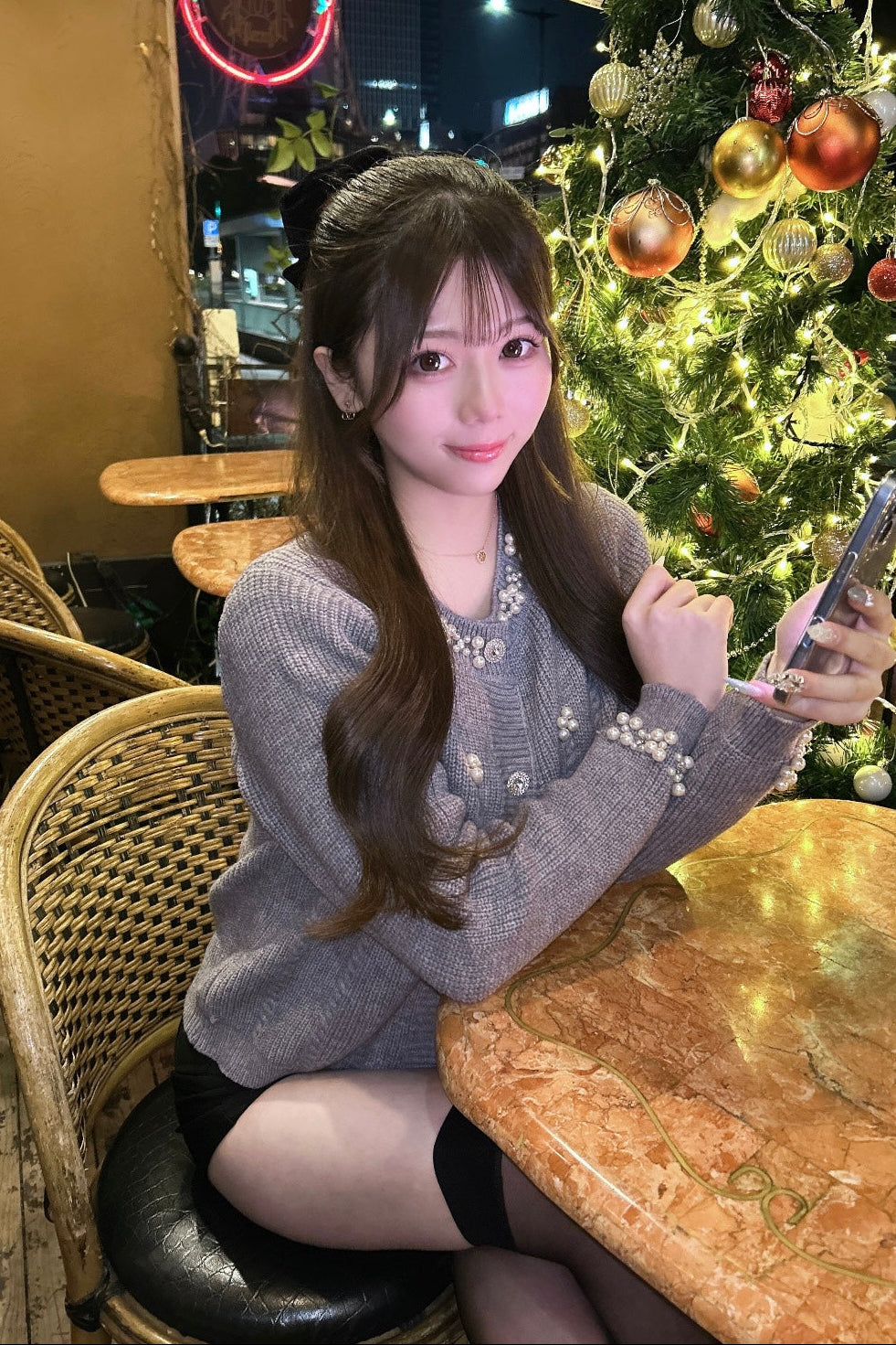 ビジューカーディガン KR13380