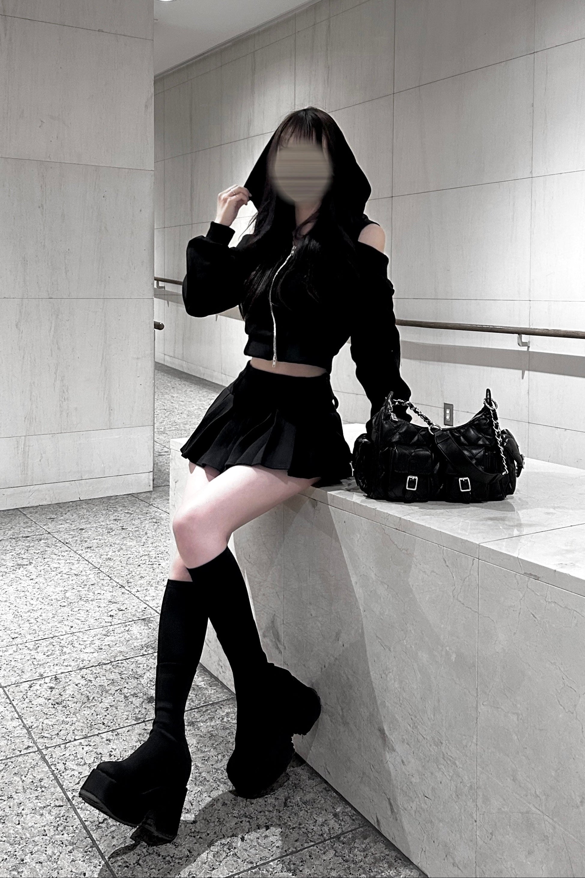 ダブルジップフードトップス KR14120