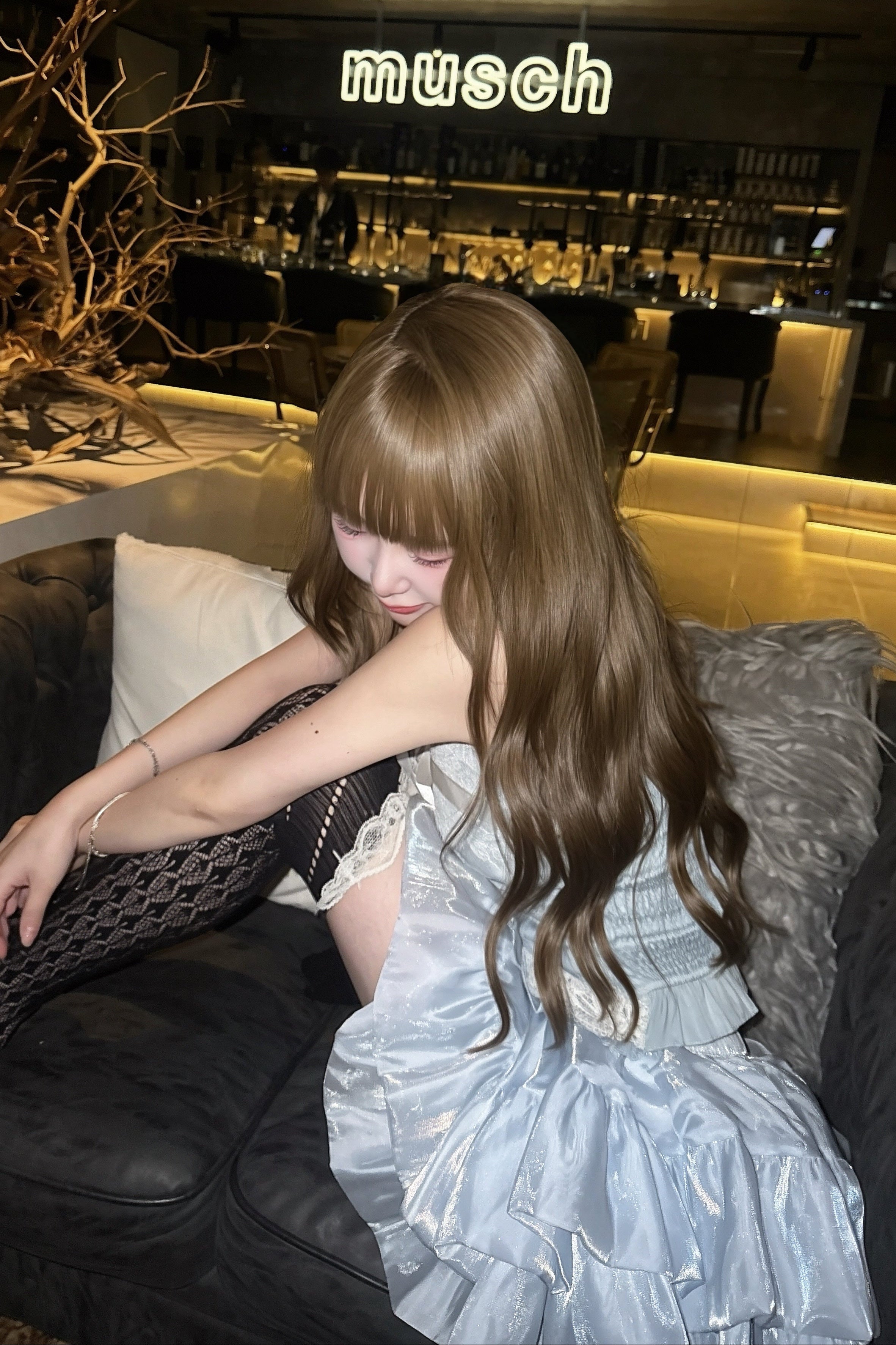 ベアトップレースリボンティアードセットアップ KR30681