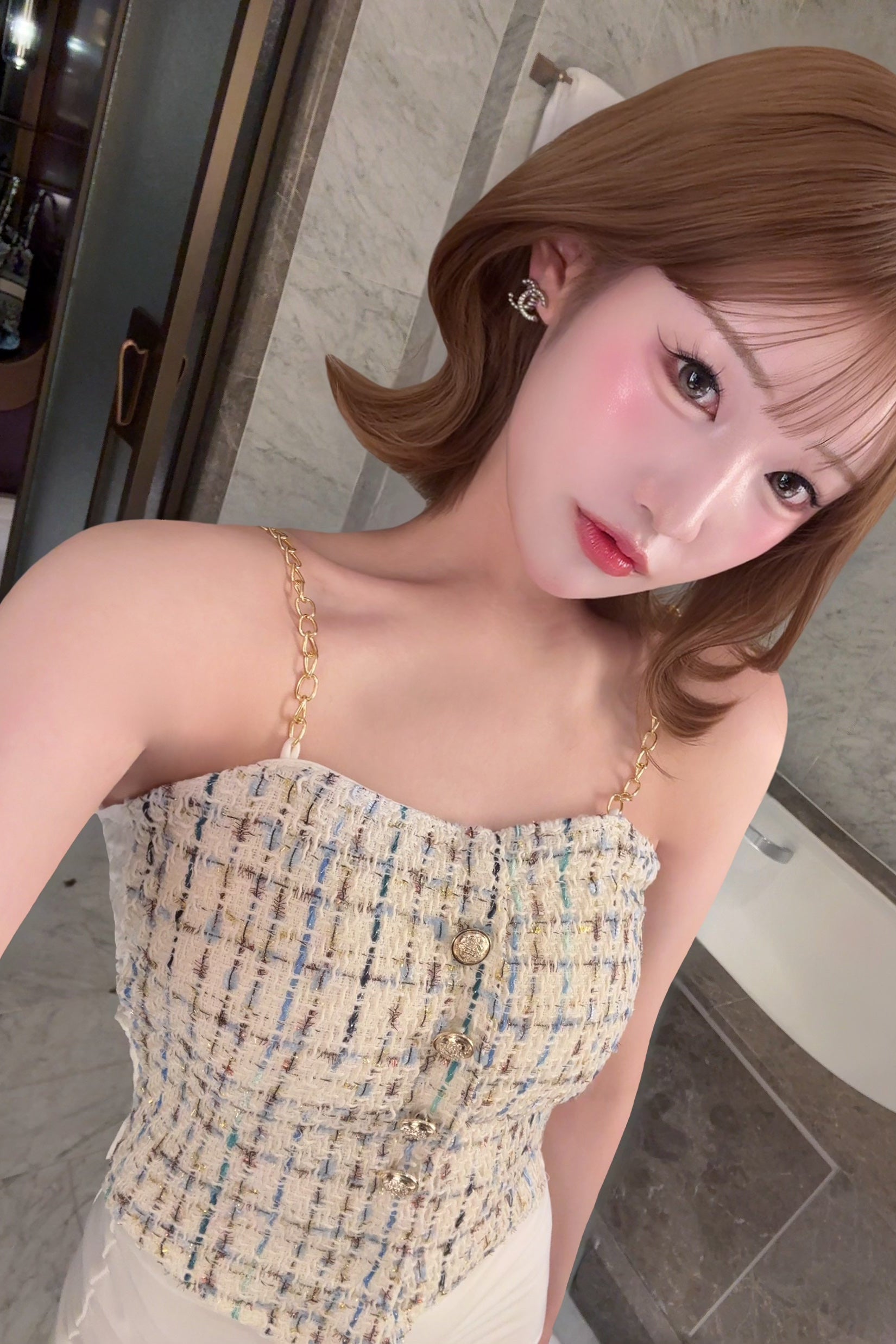 ツイードチェーンキャミソール KR15019