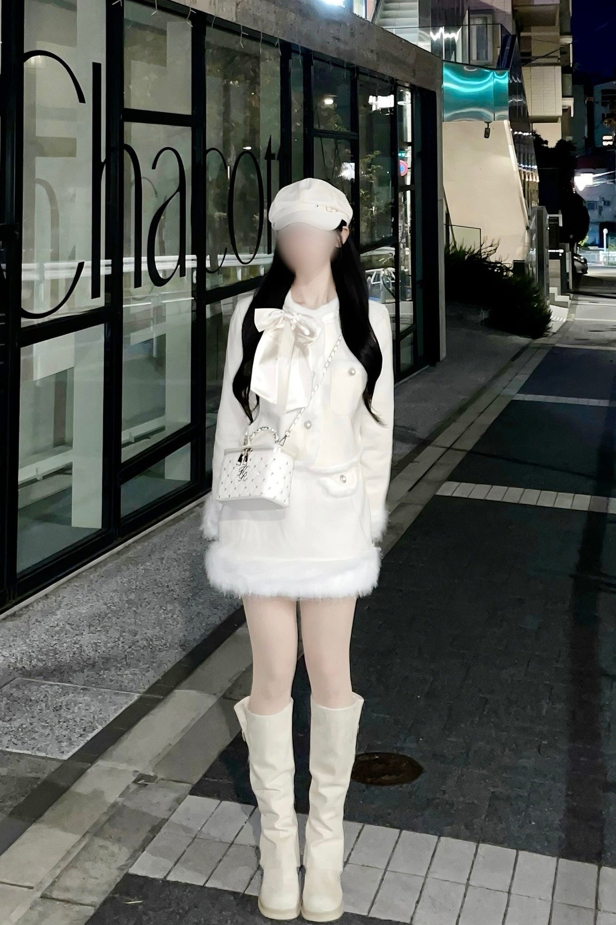 ファートリムリボンセットアップ KR30812