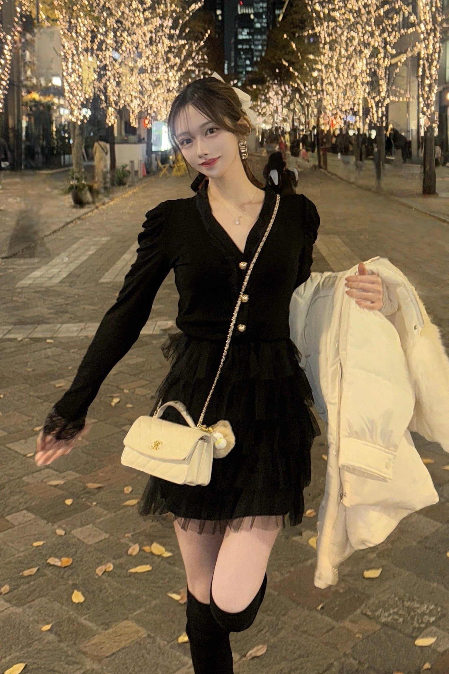 ドレッシーミニティアードワンピース KR13664