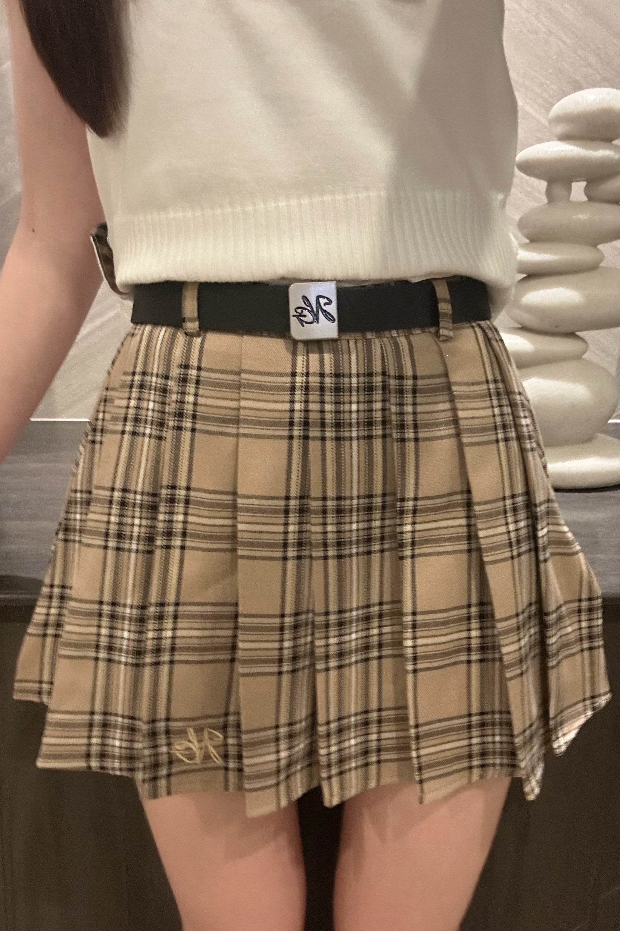チェックプリーツスカート KR15450