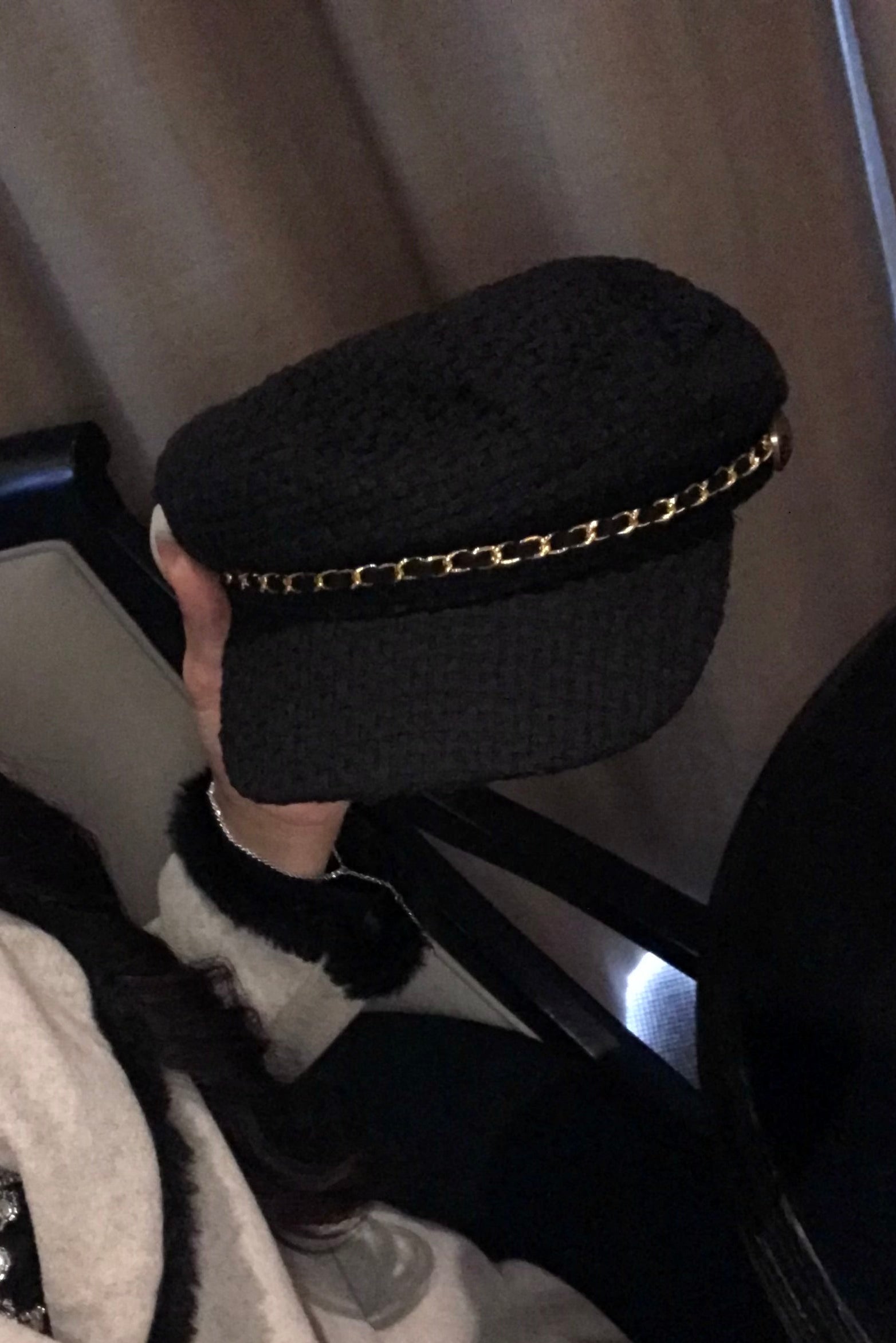 ツイードデザインキャスケット KR13748