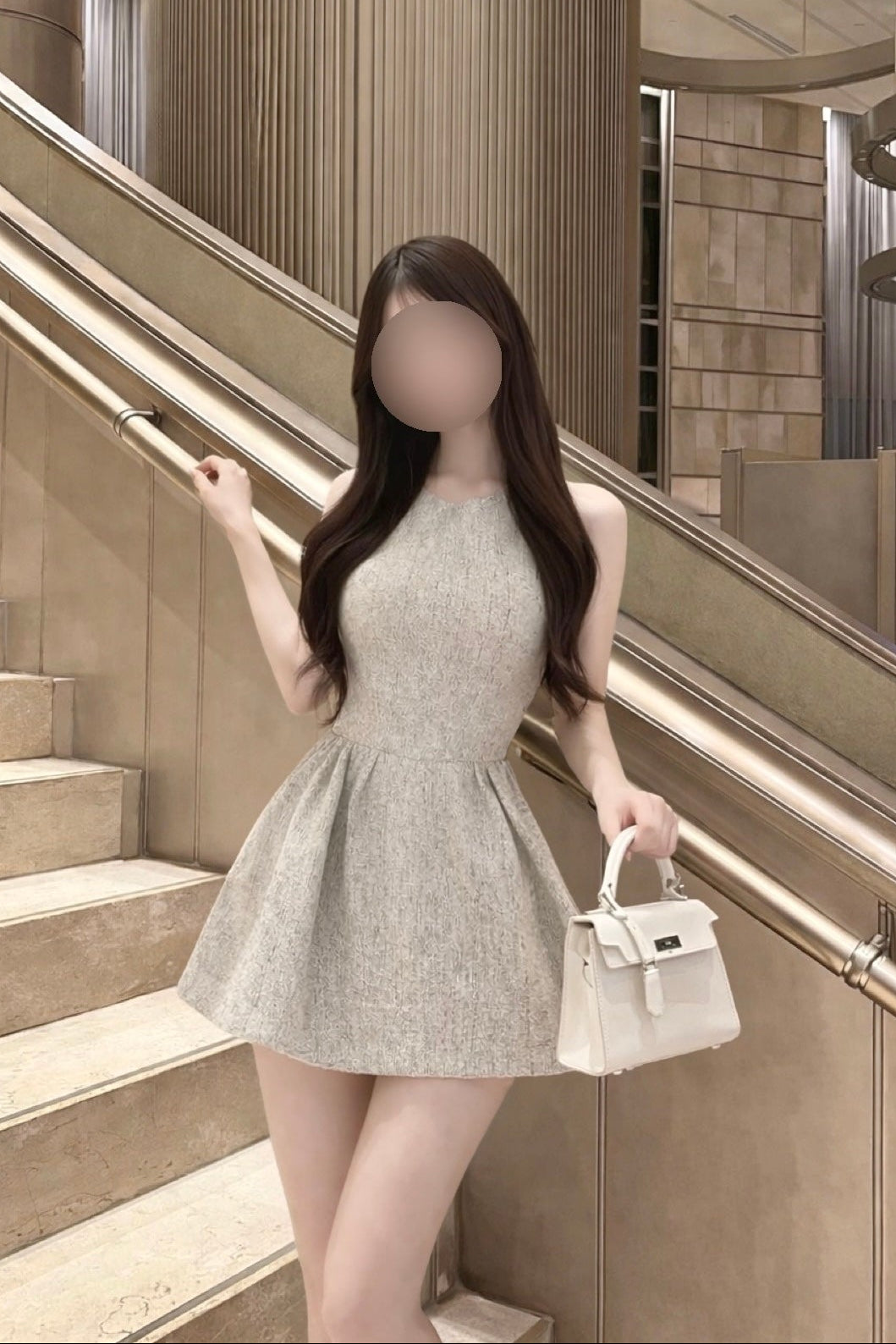 フィットフレアミニワンピース KR14650