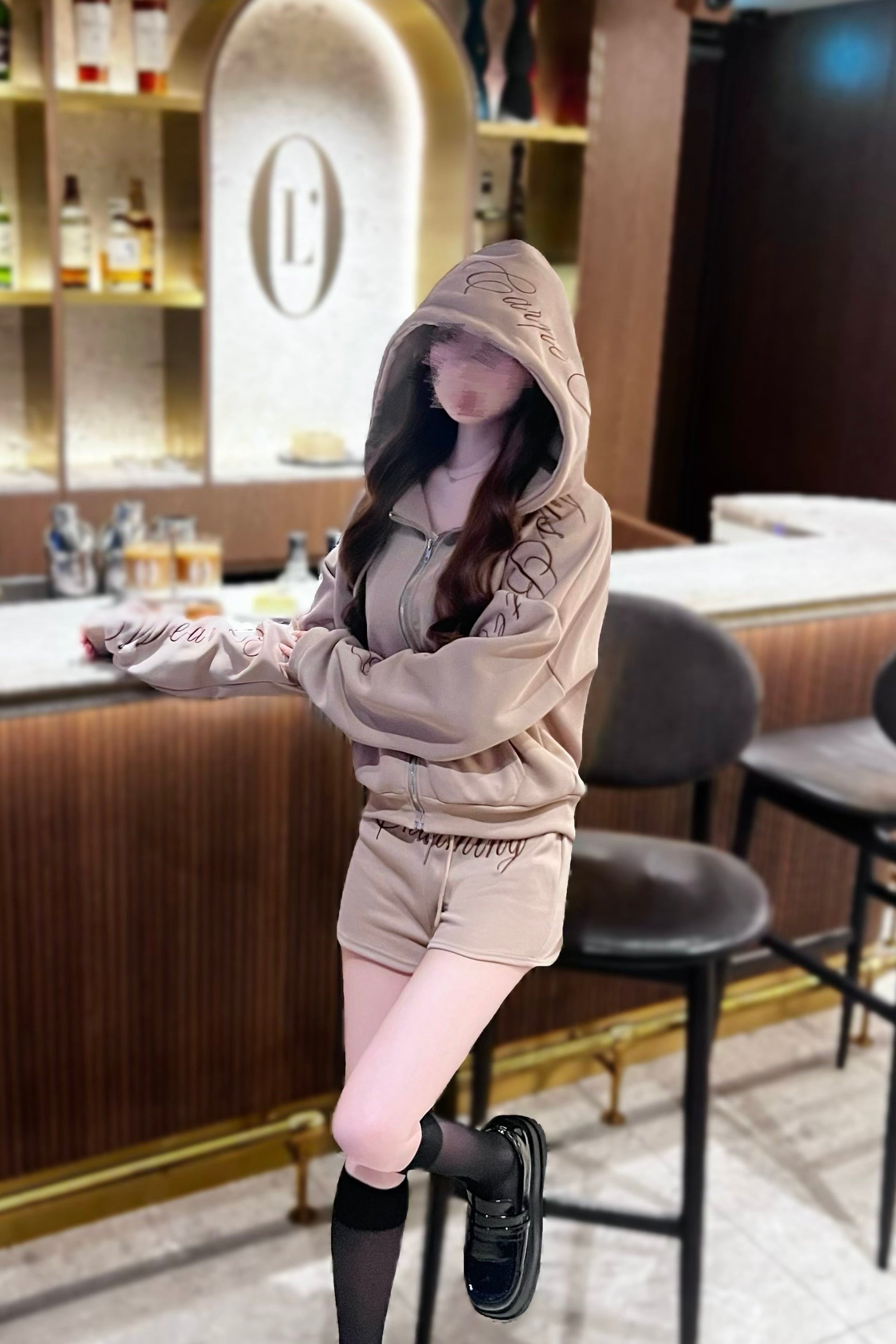 レタリングフーディーセットアップ KR30530