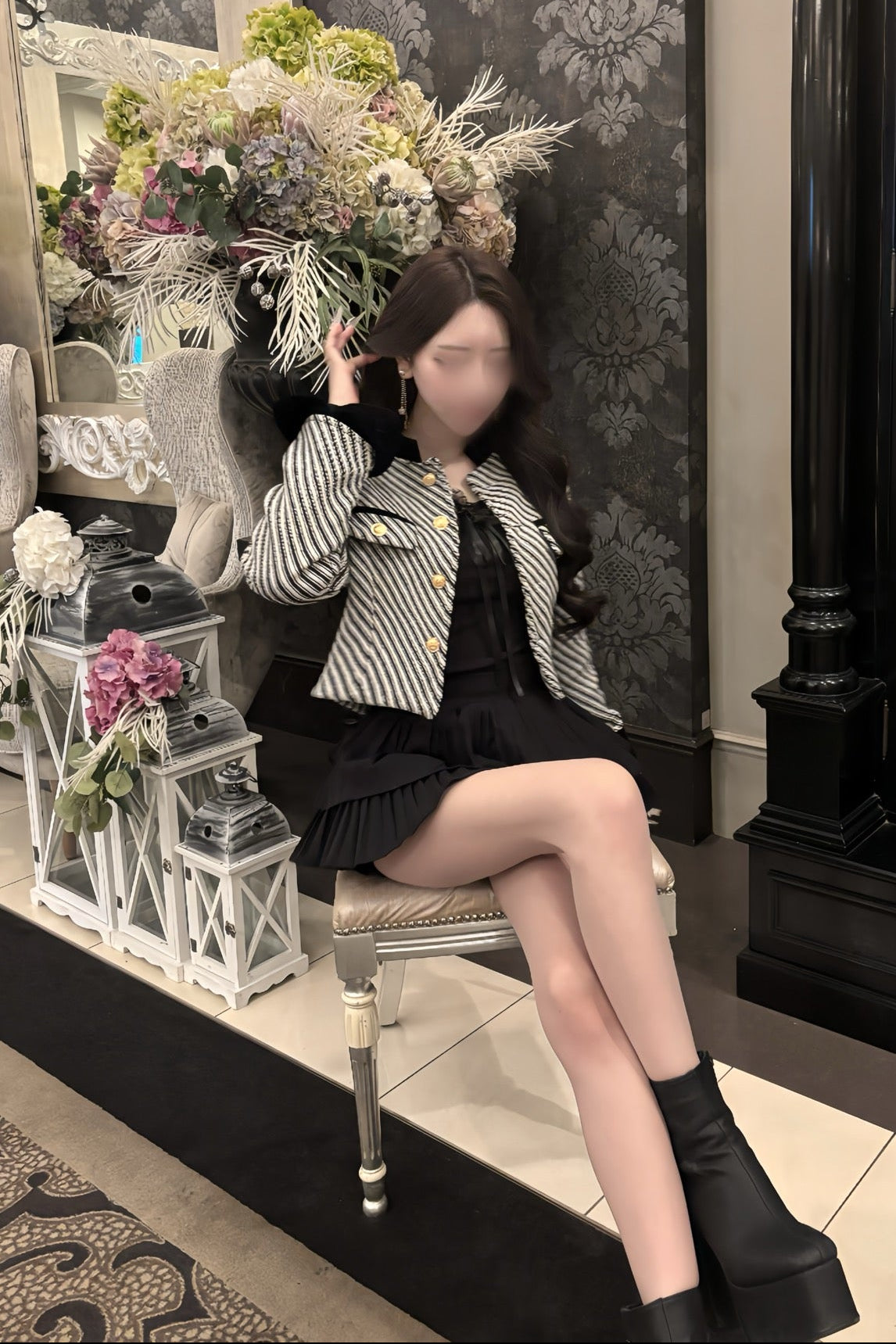 クラシカルストライプツイード KR30418