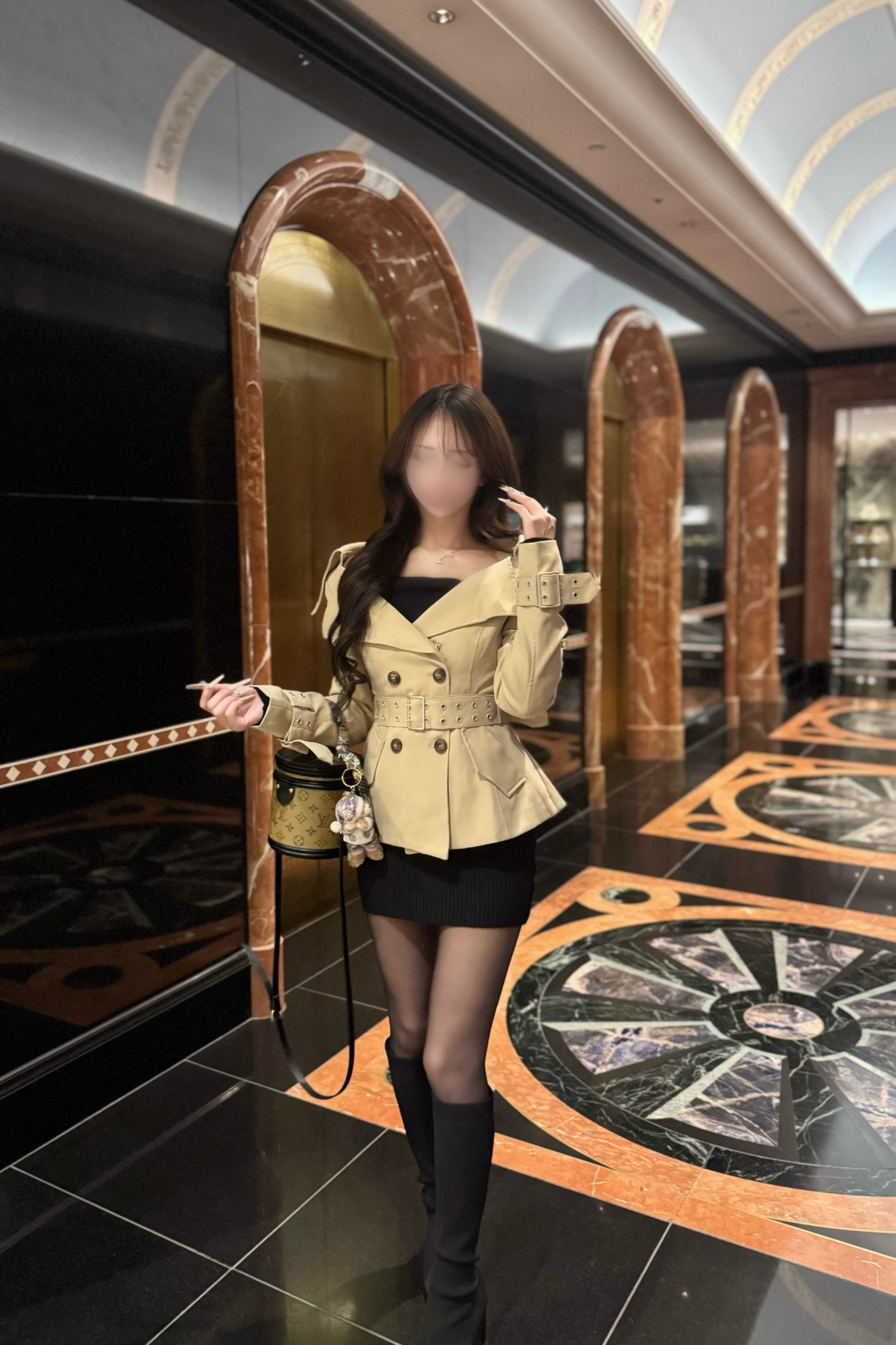 ベルトオフショルトレンチジャケット KR30053