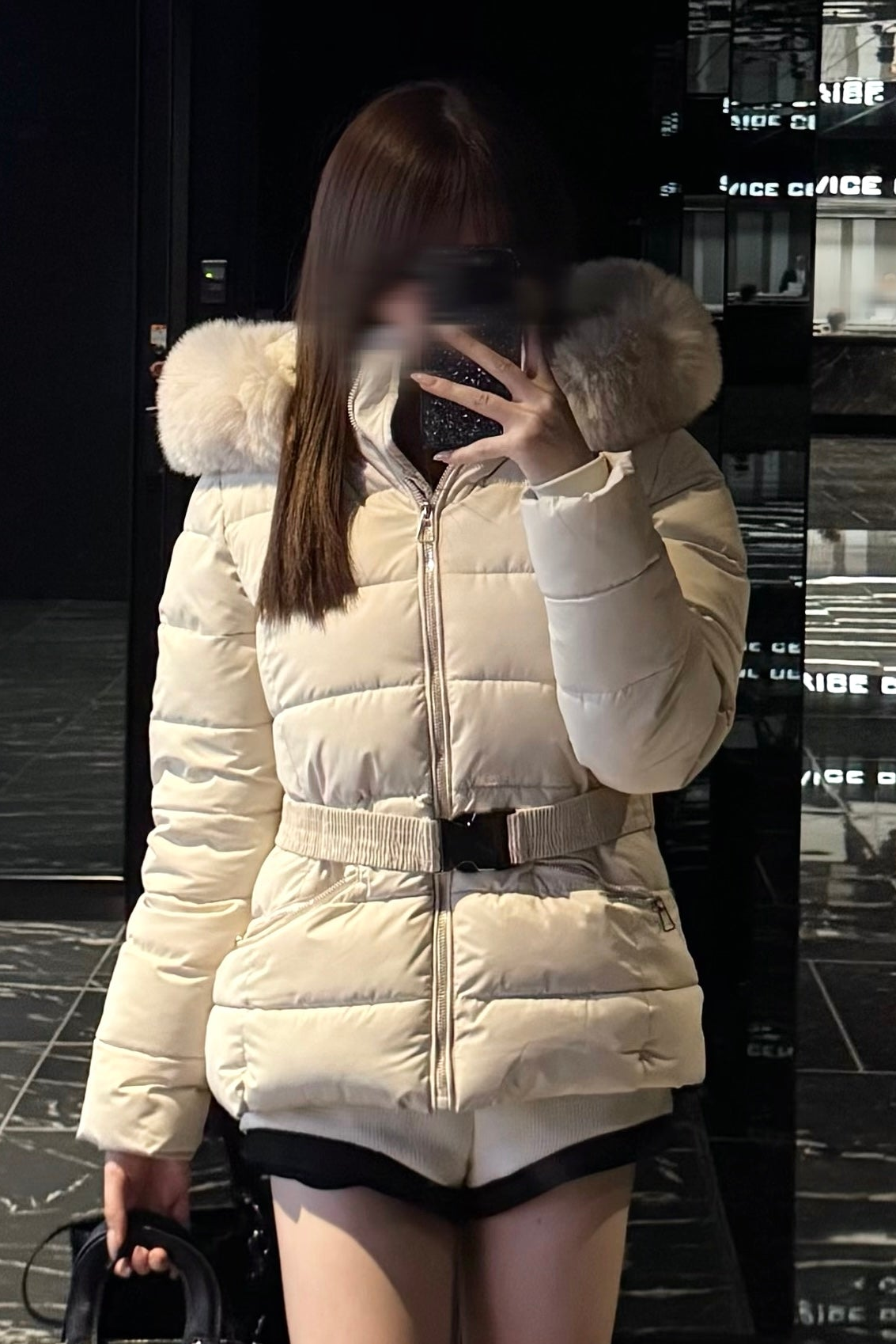 レディーミディベルトダウンコート KR30147