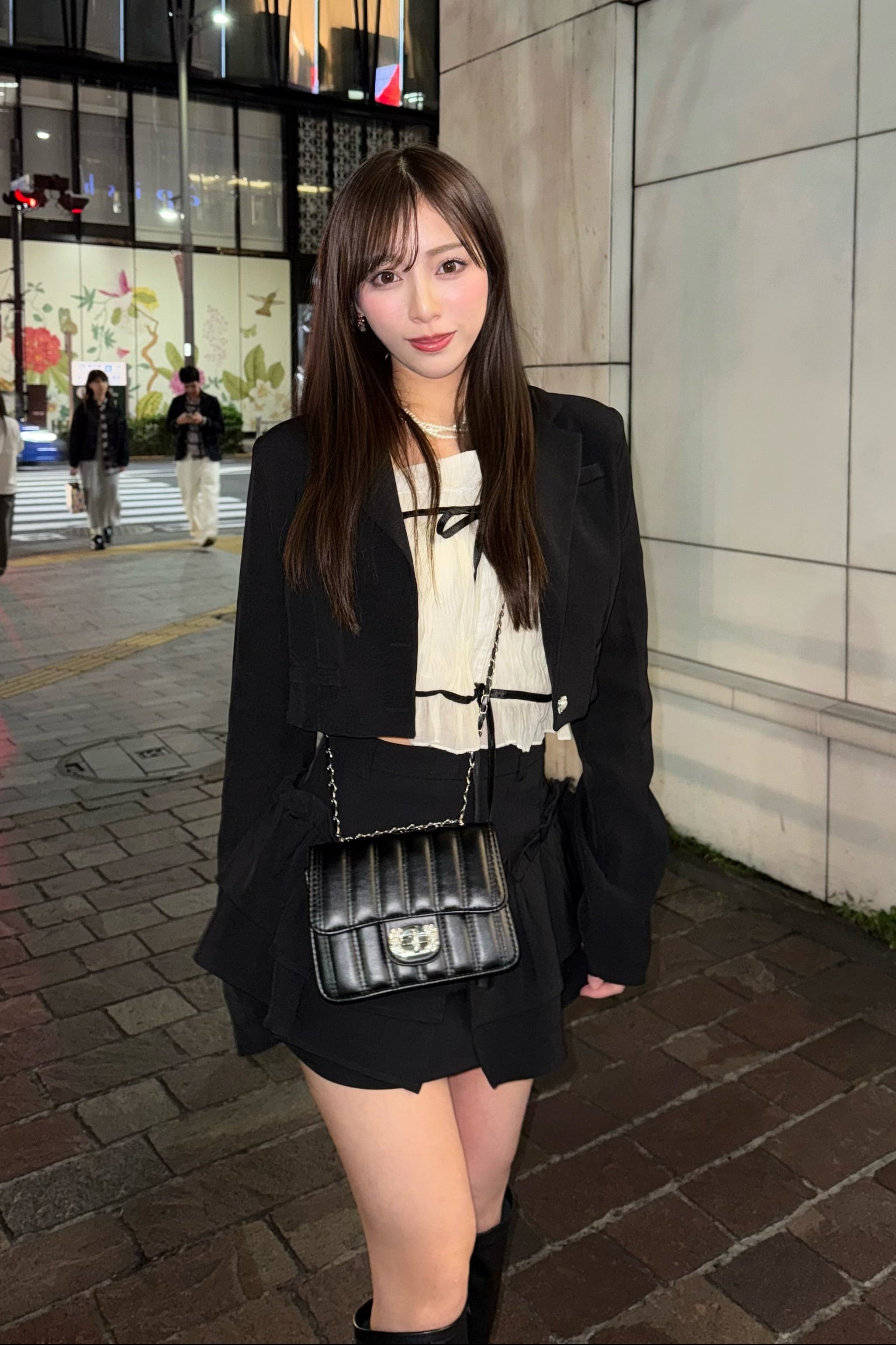 クロップドジャケットセットアップ KR30074