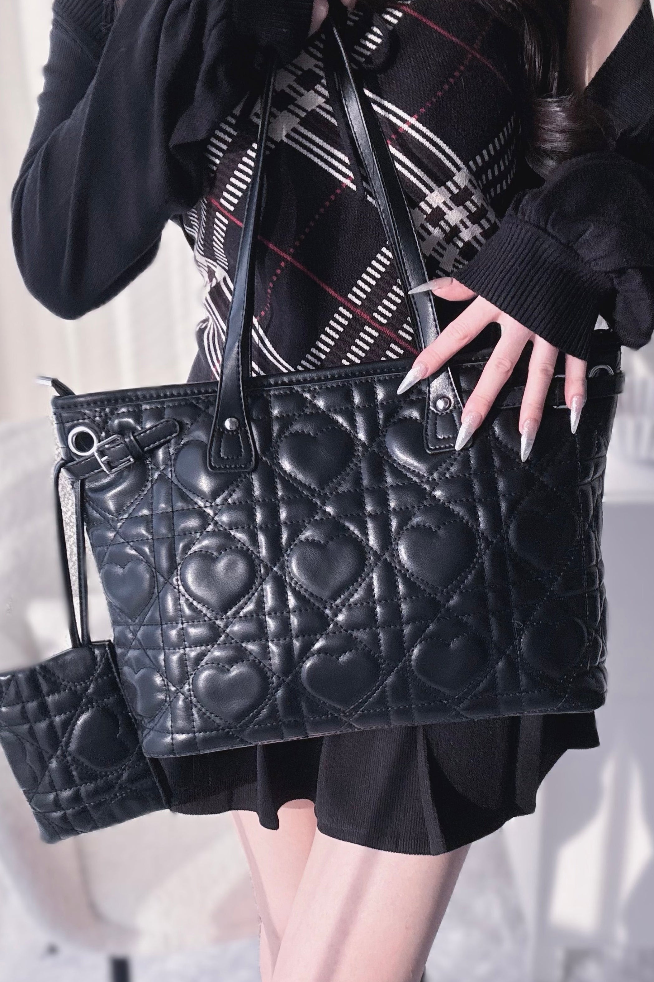 キルティングトートバック KR13606