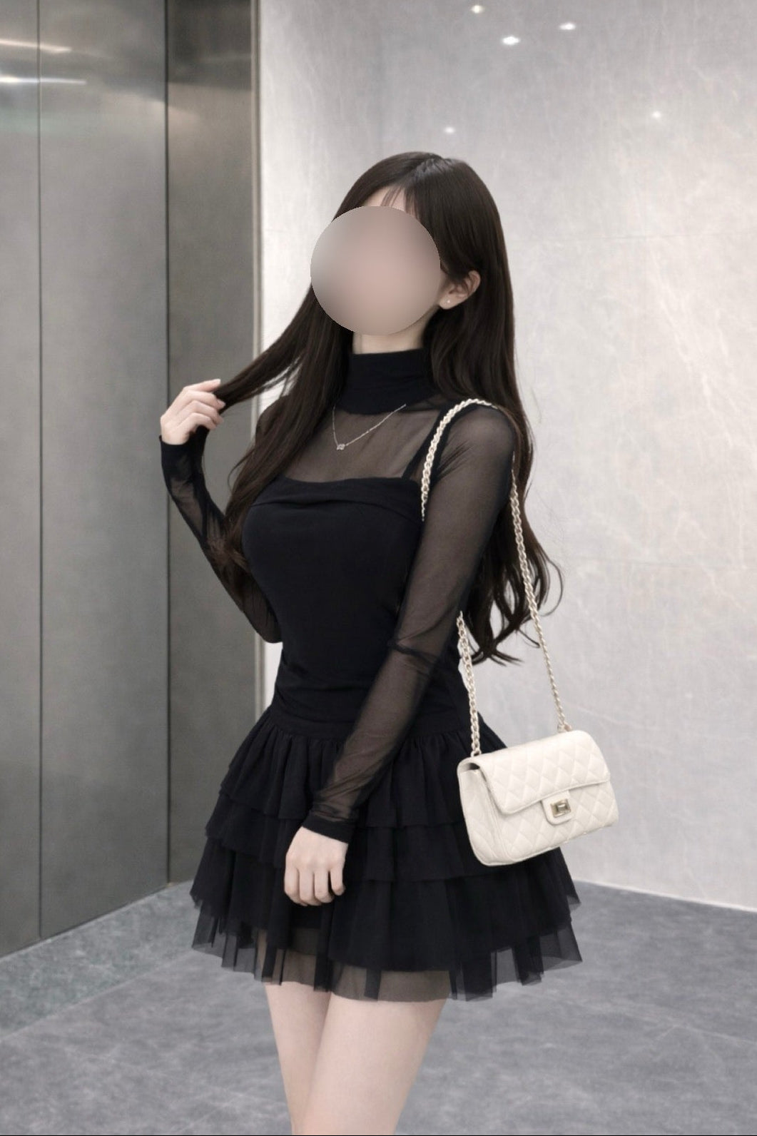 シアーティアードワンピース KR14648