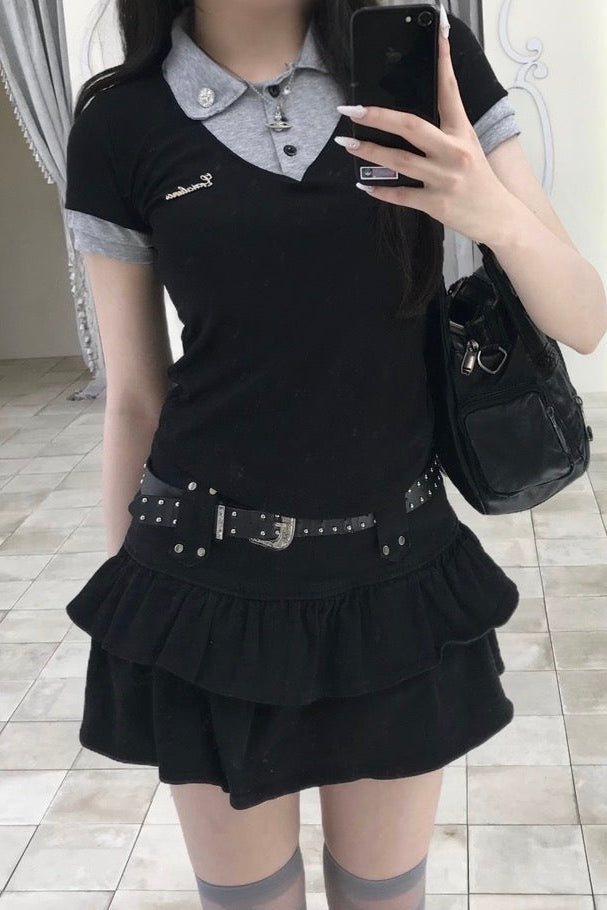 レイヤードポロシャツ KR14864