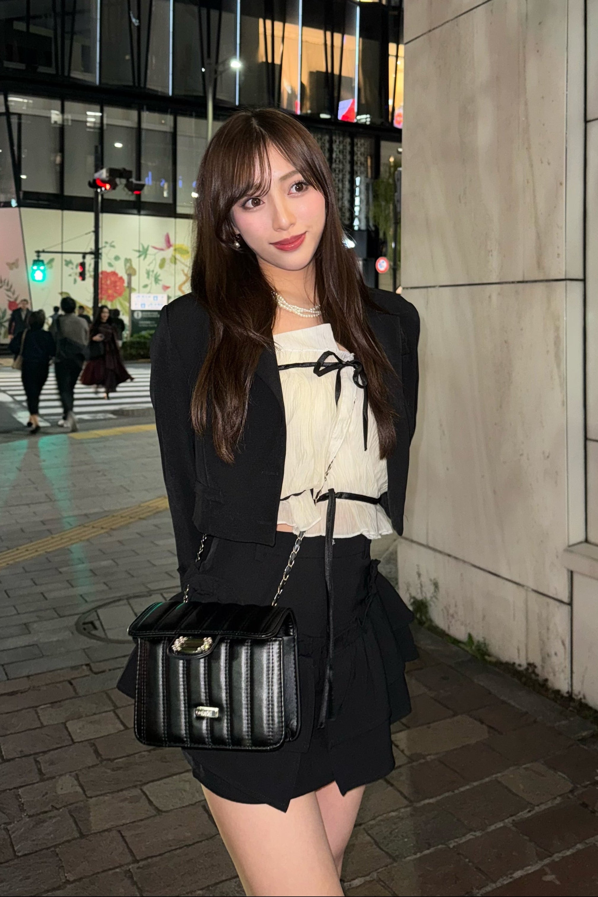 クロップドジャケットセットアップ KR30074