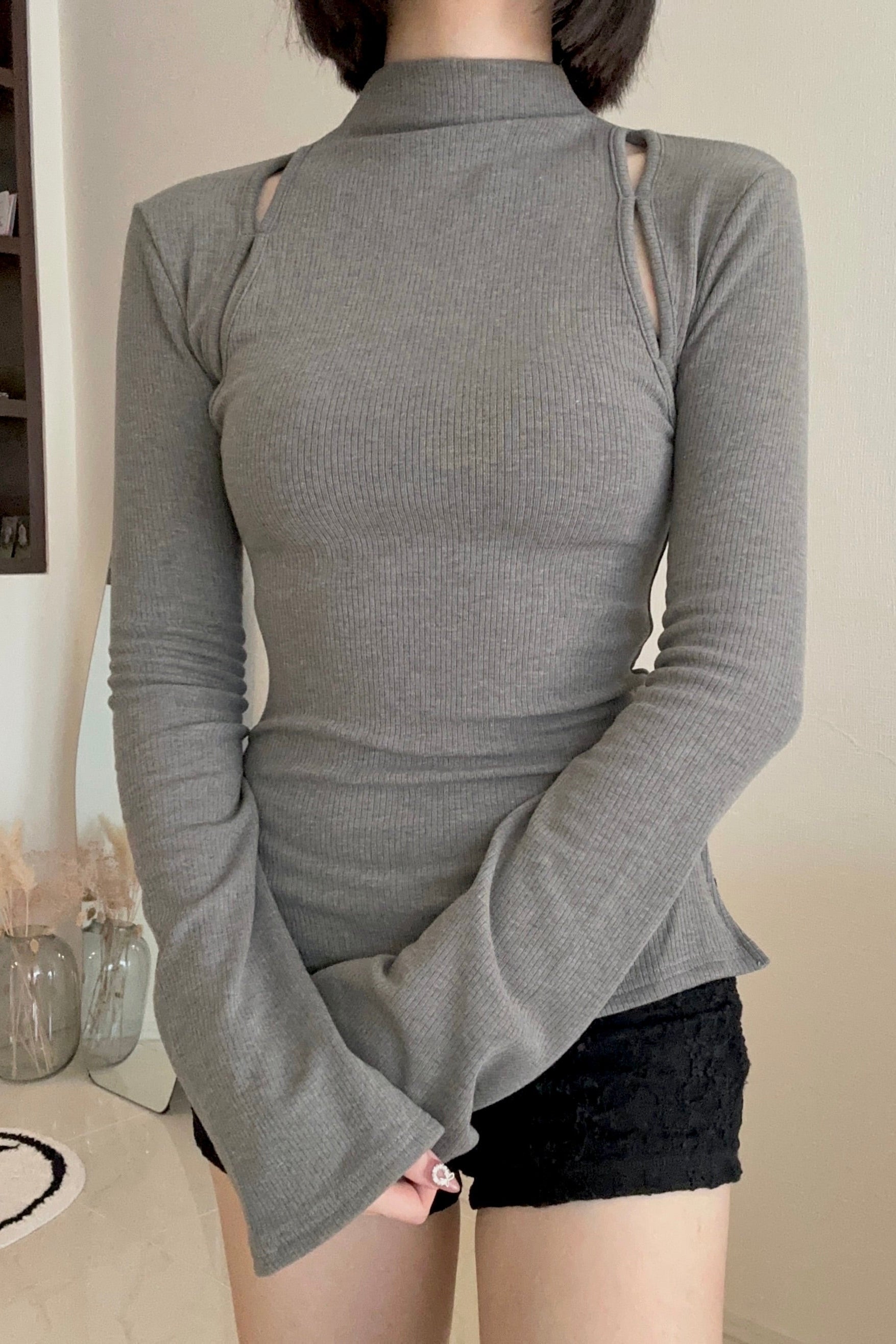 フレアスリーブカットトップス KR13472