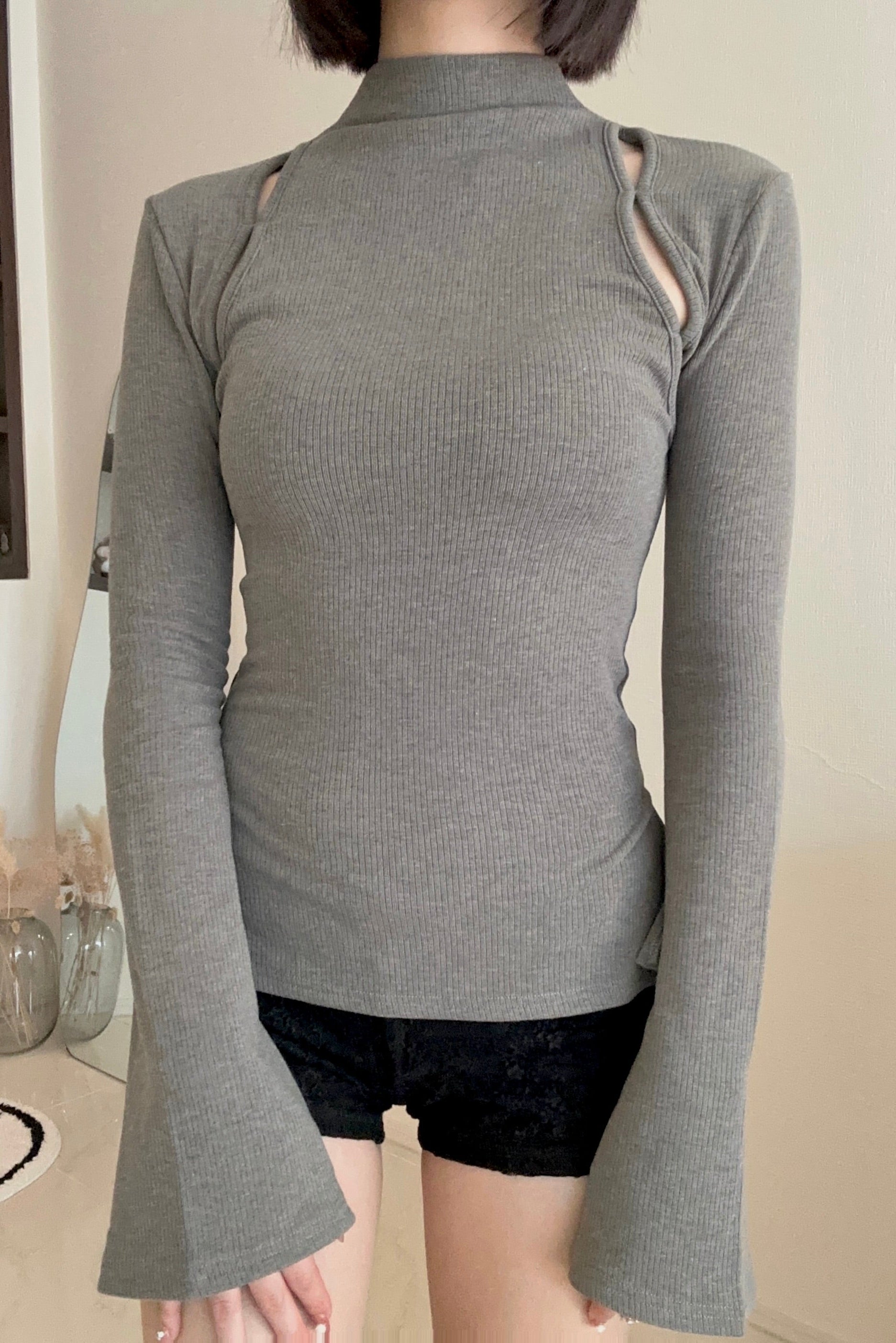 フレアスリーブカットトップス KR13472