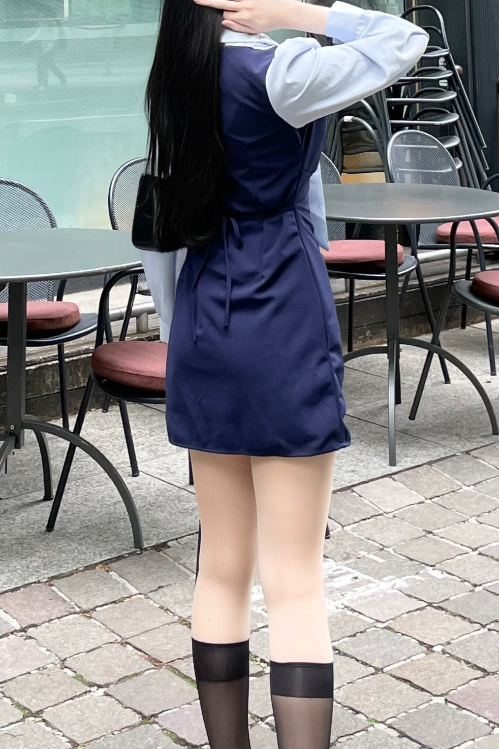 レイヤードシャツワンピース KR14776