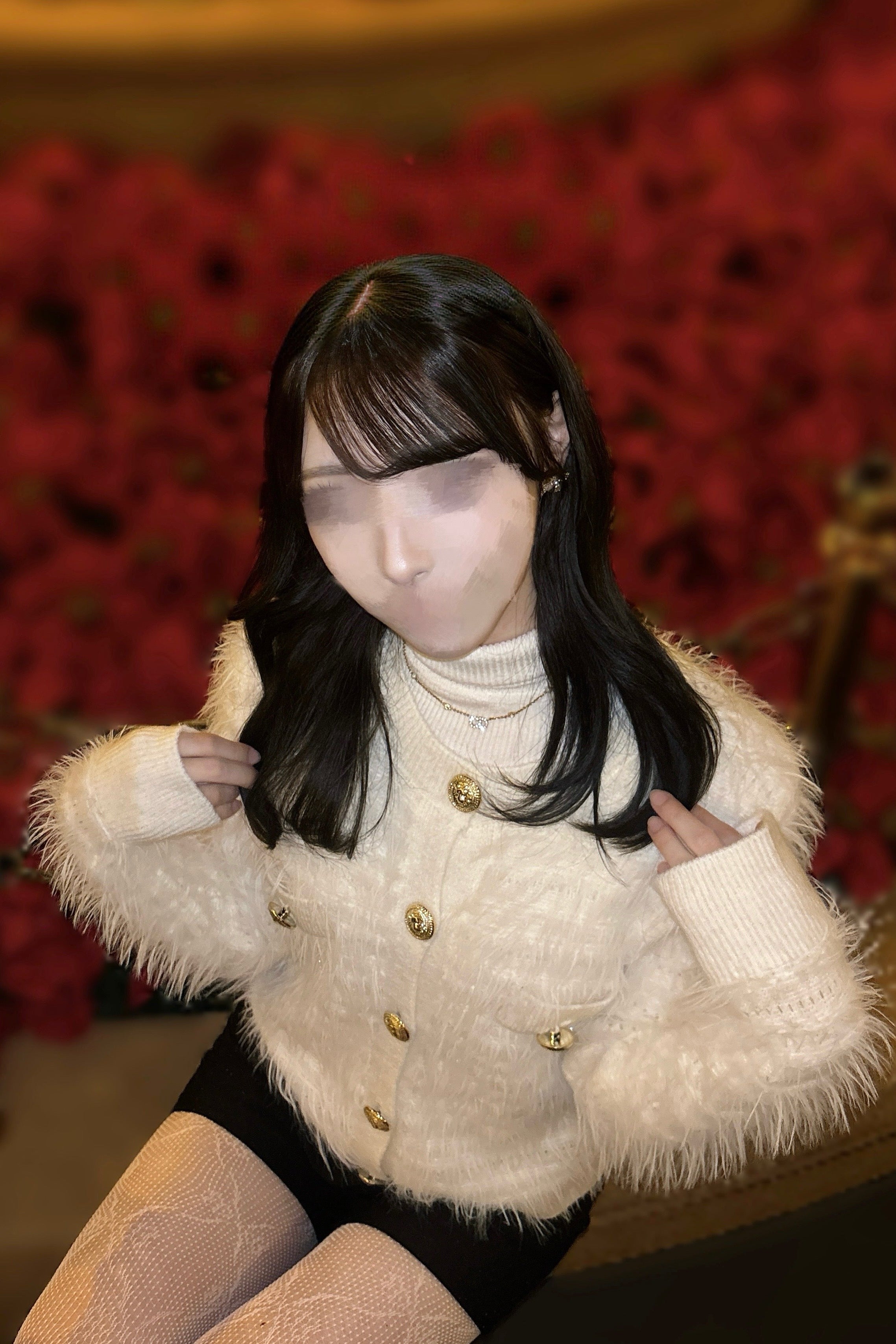 エレガンスフェザーカーディガン KR13291