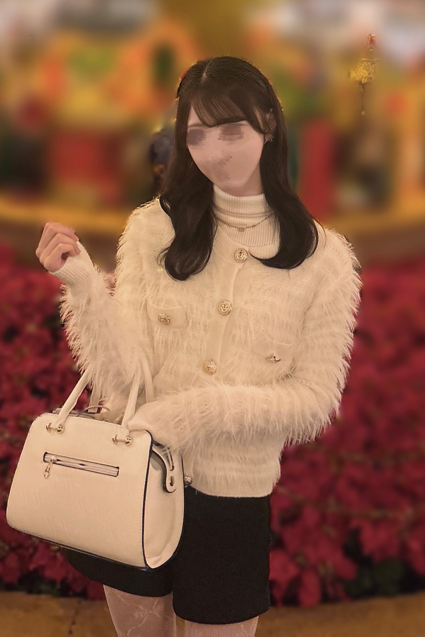 エレガンスフェザーカーディガン KR13291