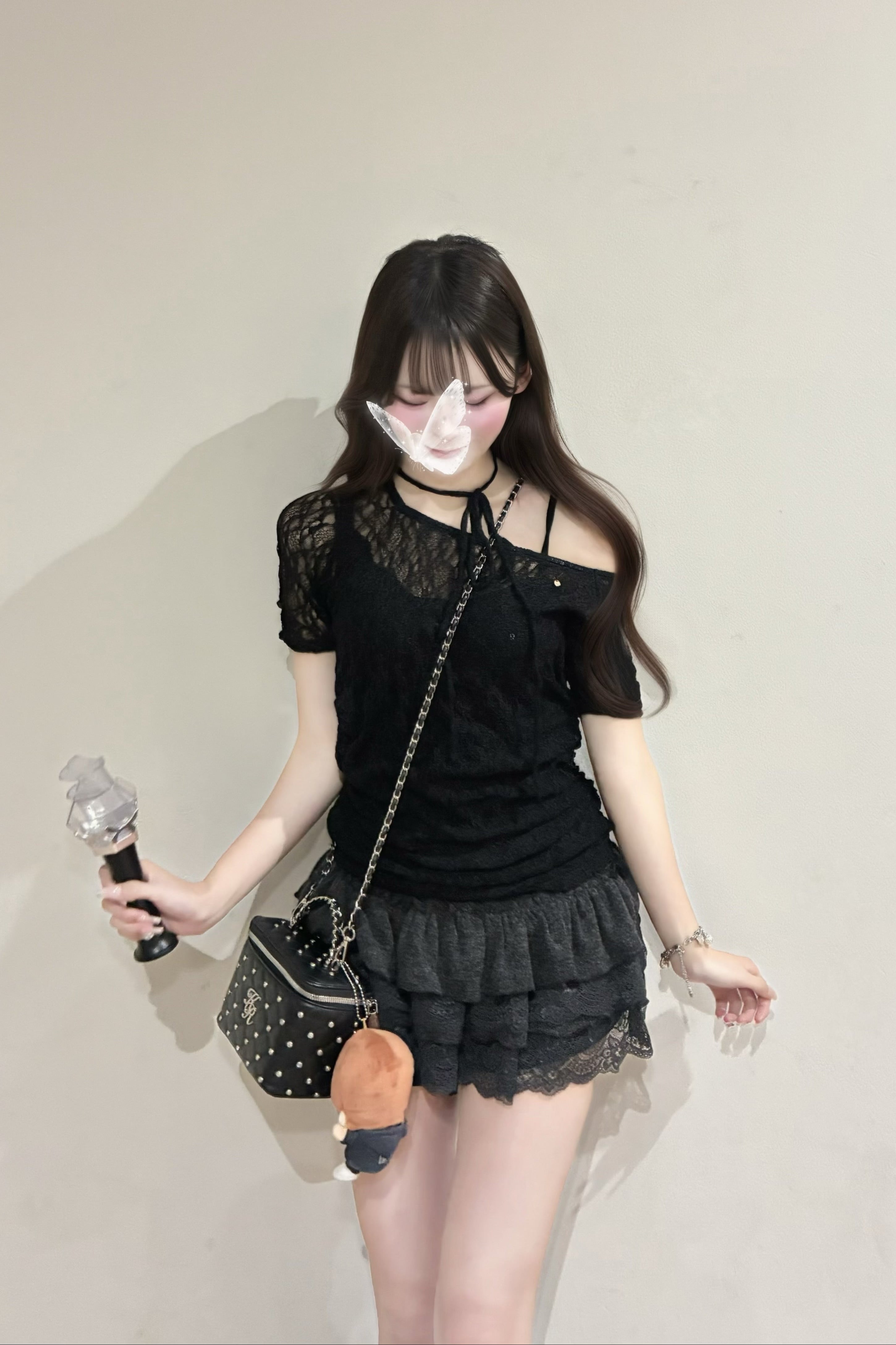 ローウエストフリルスカート KR14496