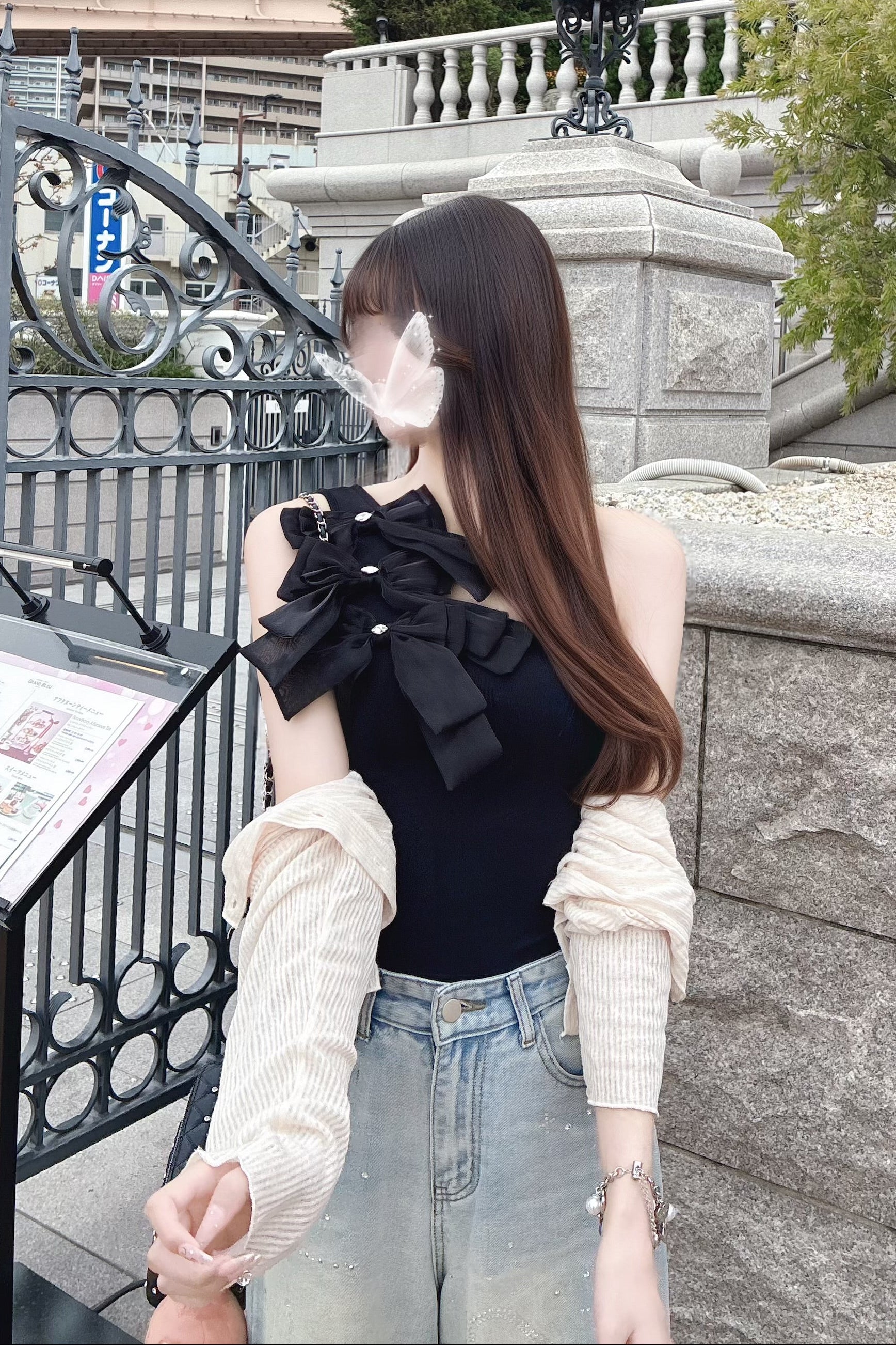 リボンデザイントップス KR14490