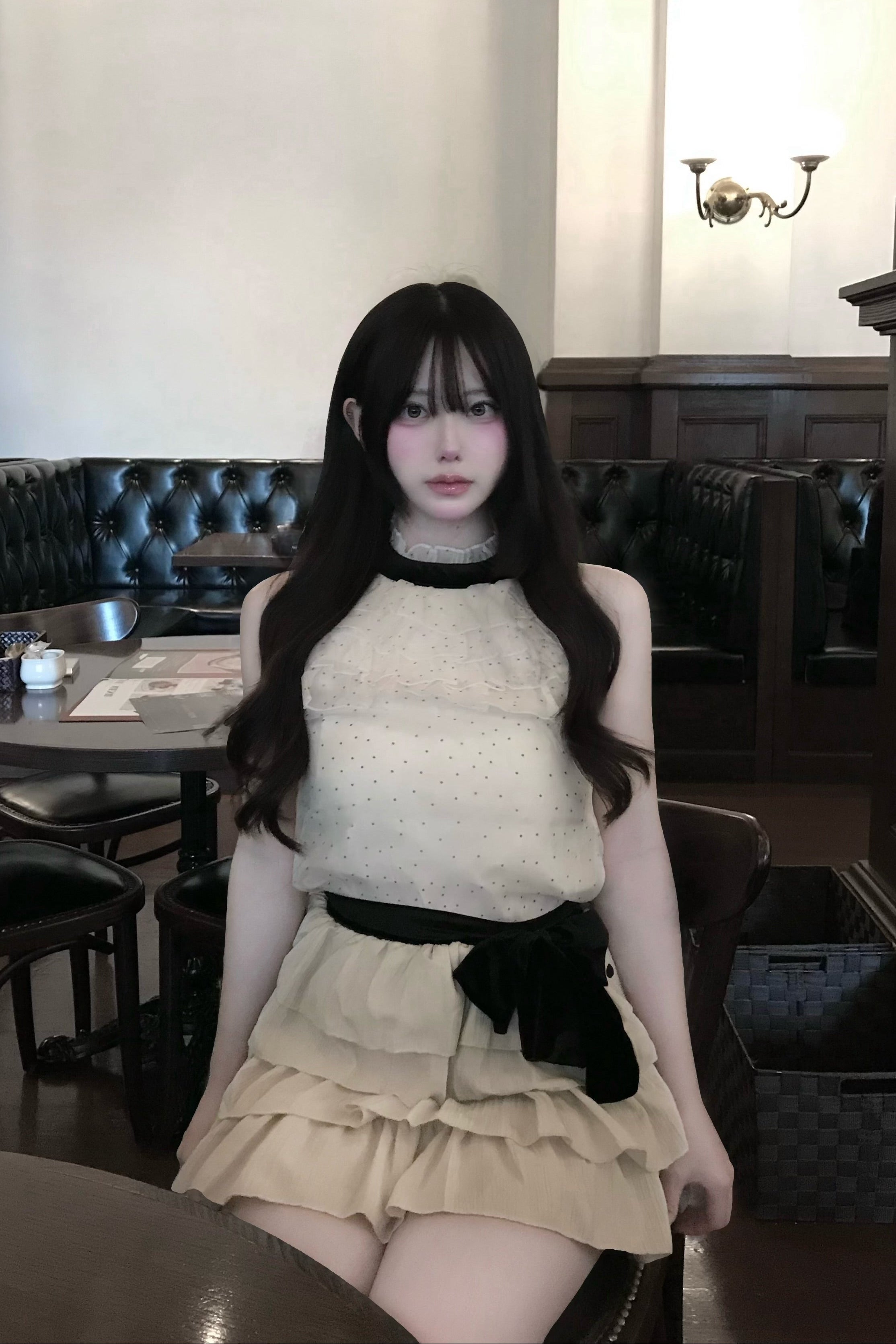 ドットレースフリルセットアップ KR30497