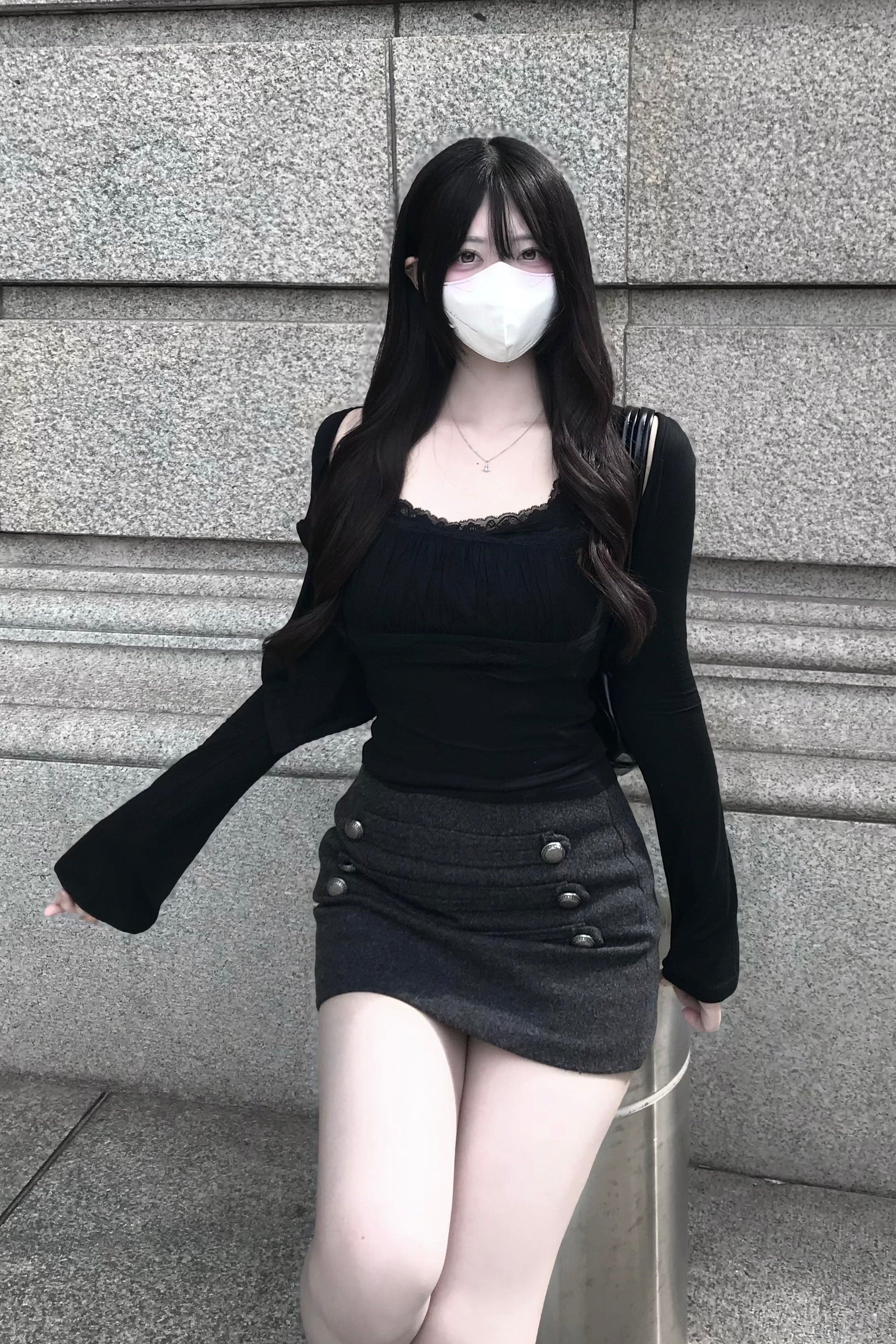 ツーピースストラップカーディガン KR14455