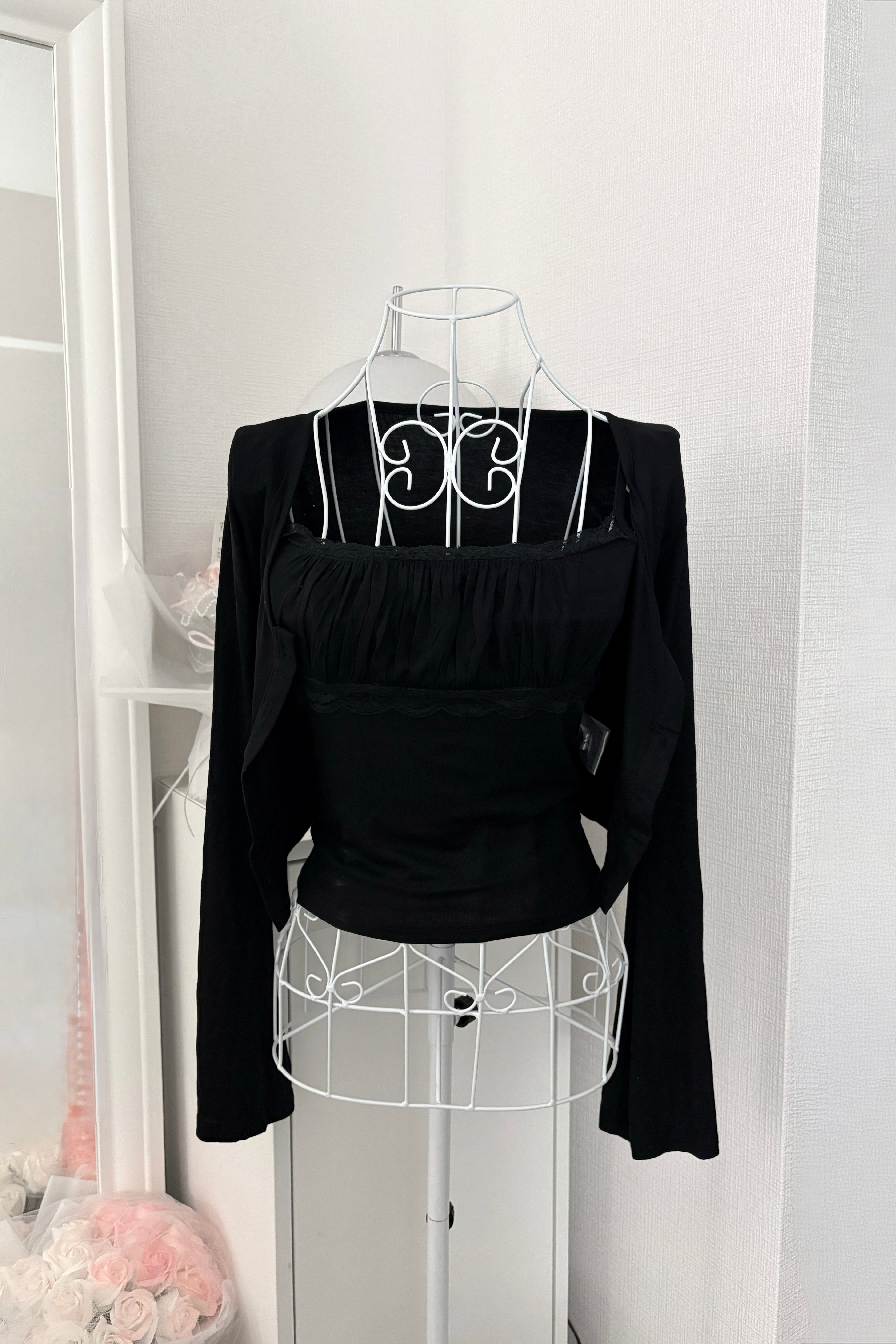 ツーピースストラップカーディガン KR14455