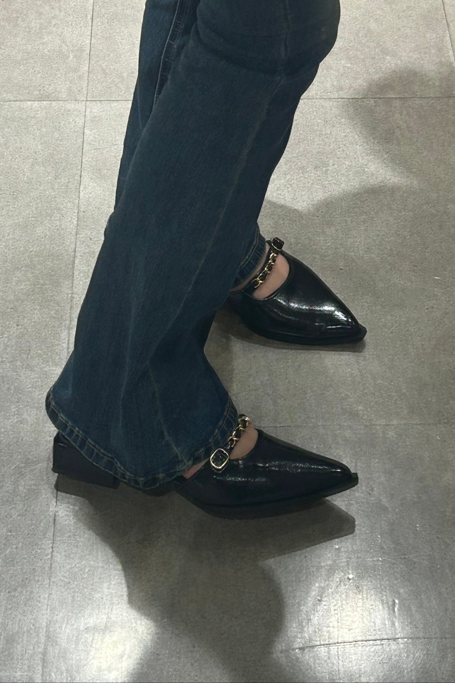 シンプルヒールミュール KR14744