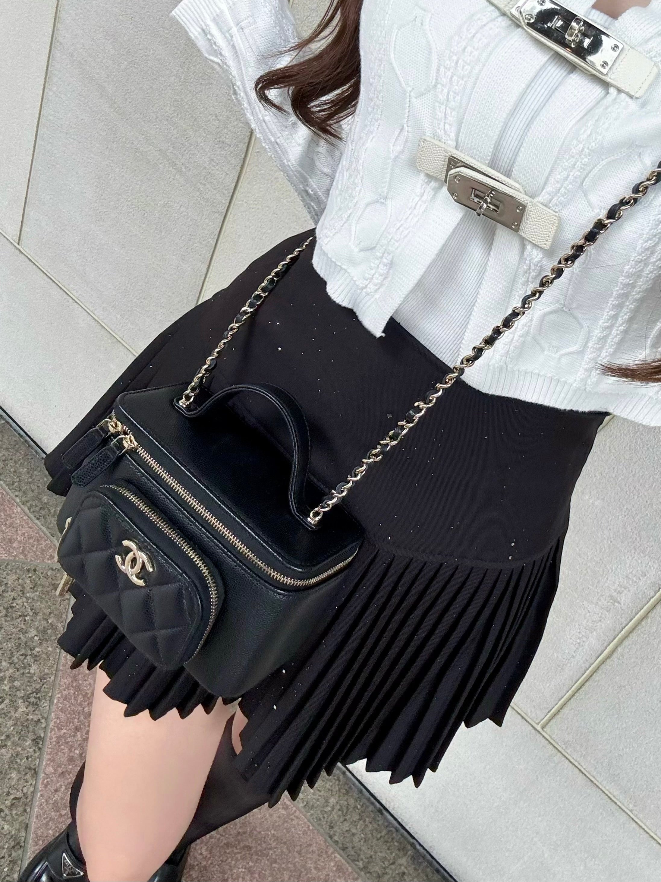 キラキラプリーツスカート KR13749