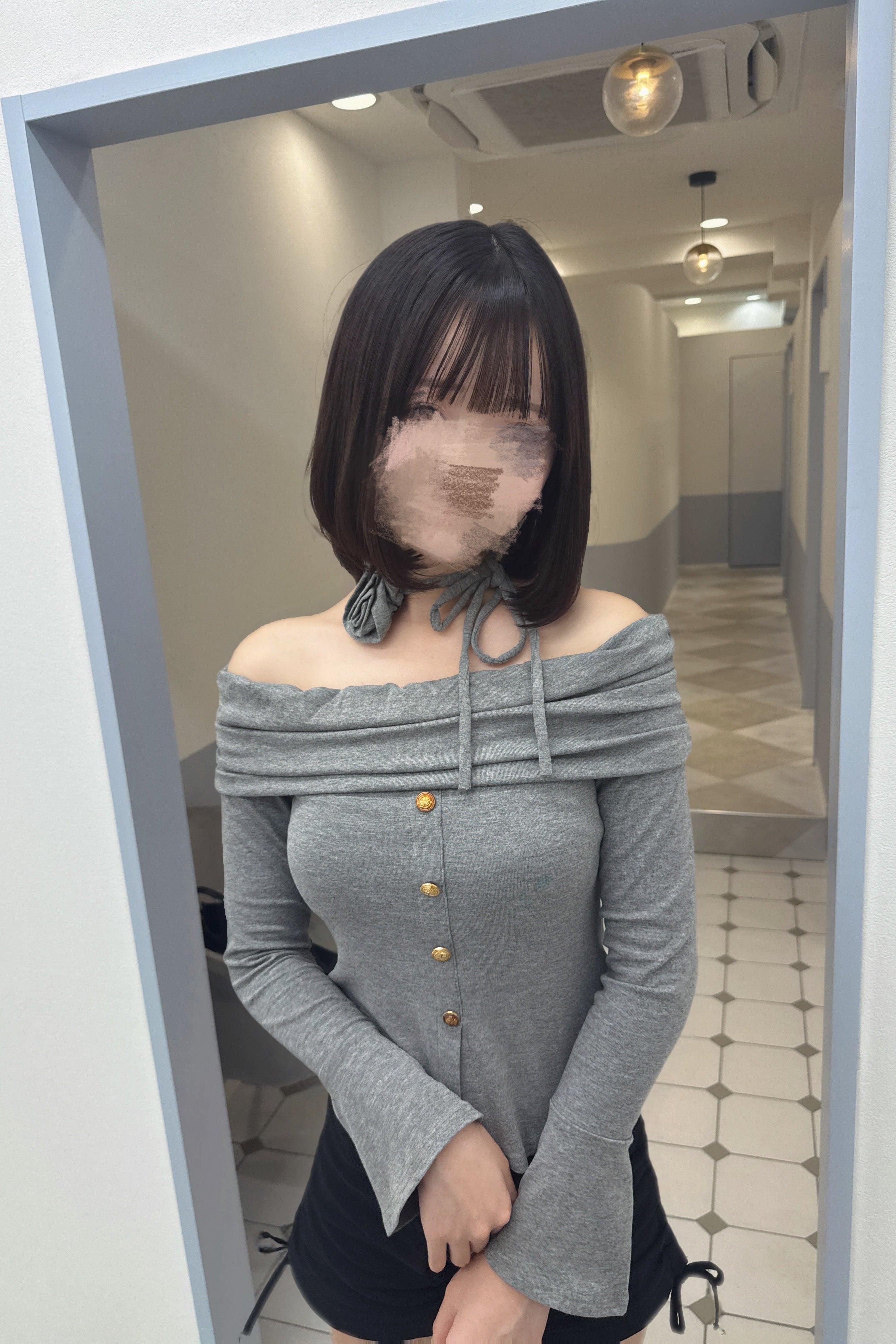 ローズドレープコルセットトップ KR12681