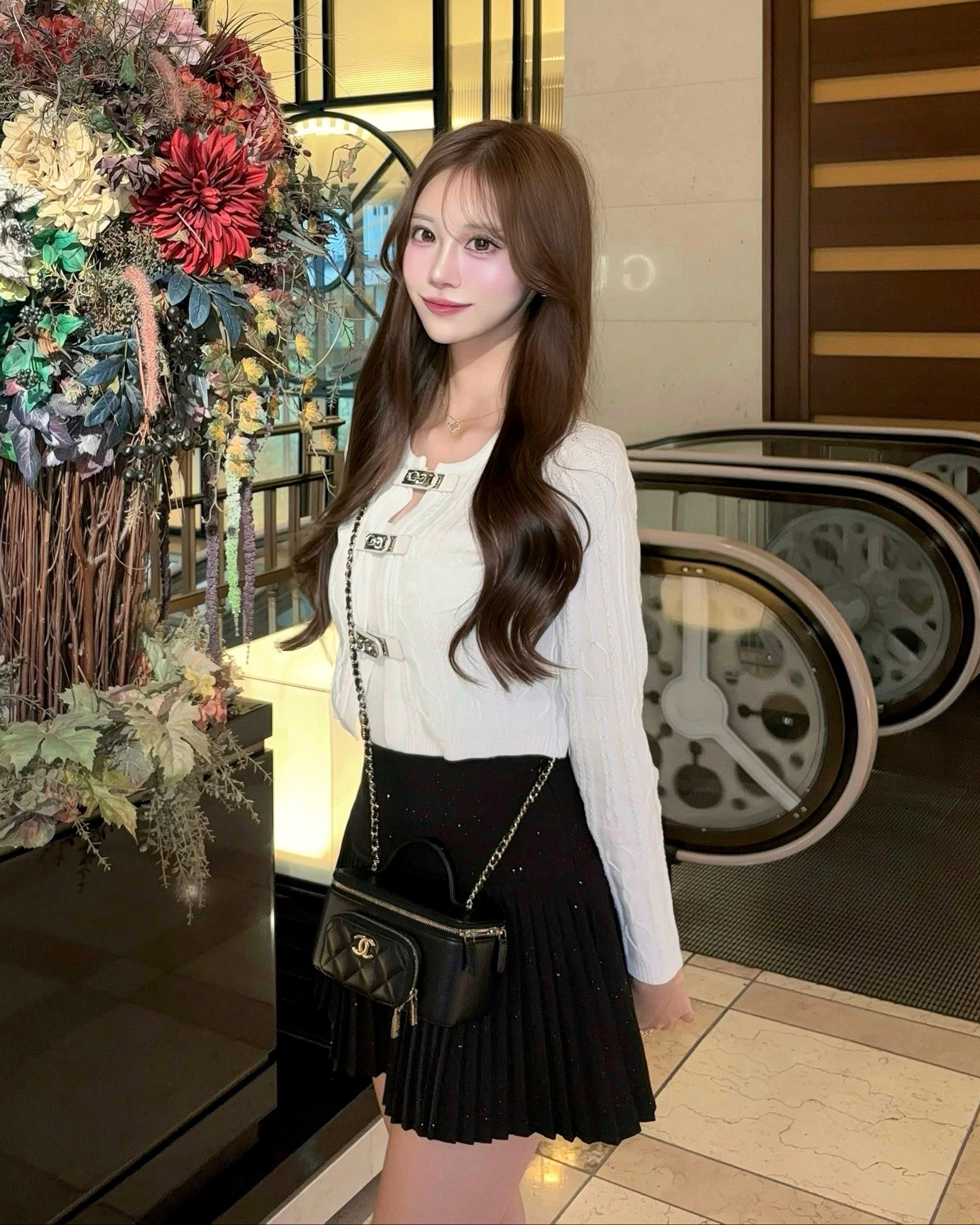 キラキラプリーツスカート KR13749