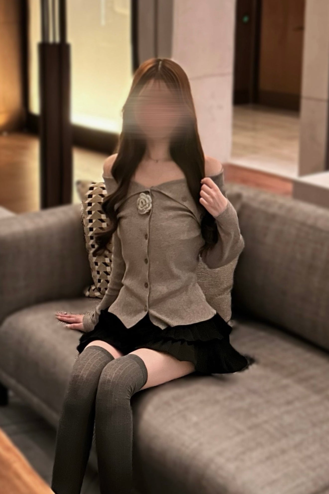 フロントローズカーディガン KR12931