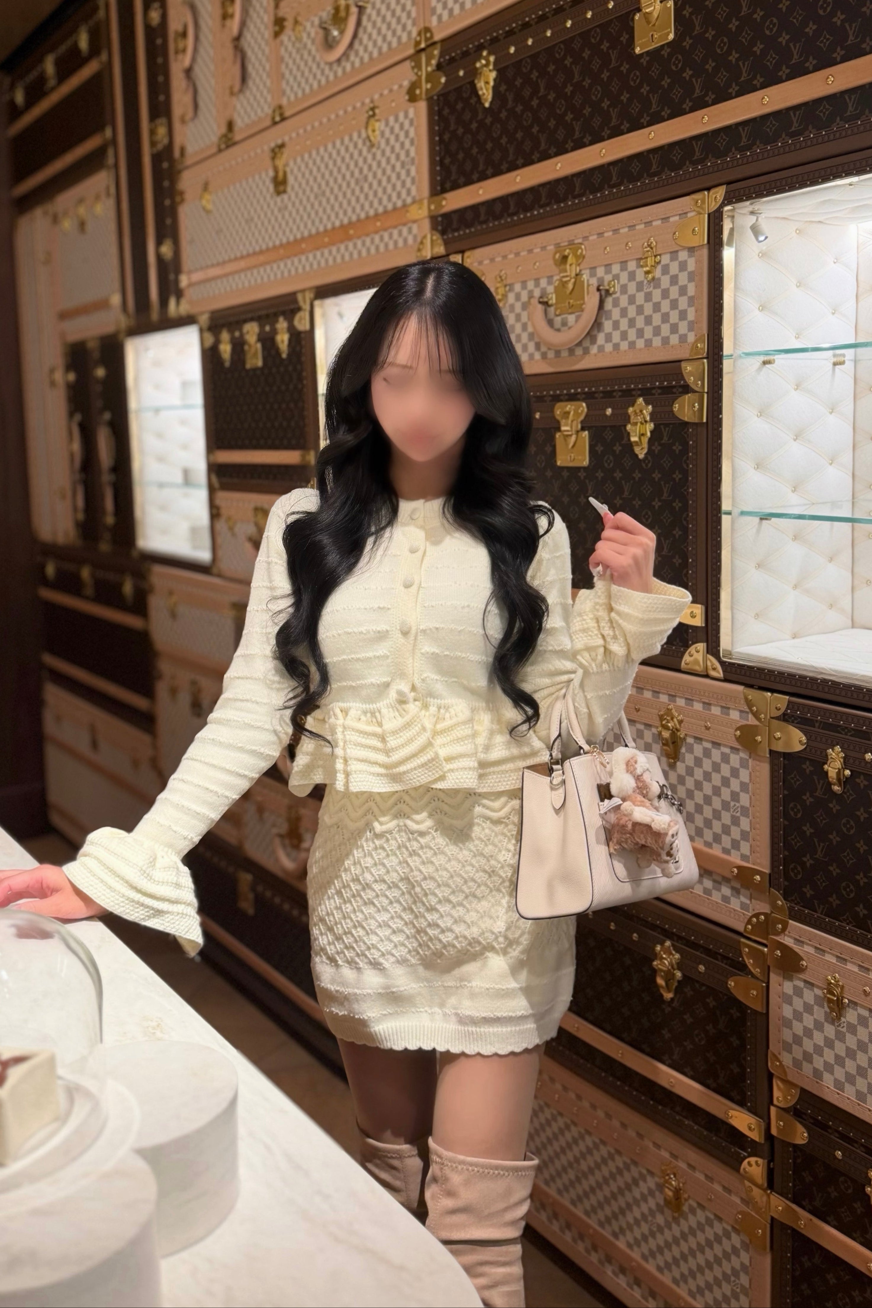 フリルニットセットアップ KR30454