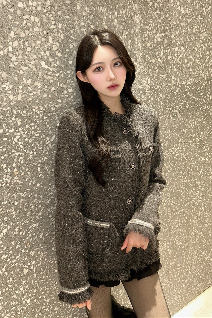 エレガントビジューツイードジャケット KR30433