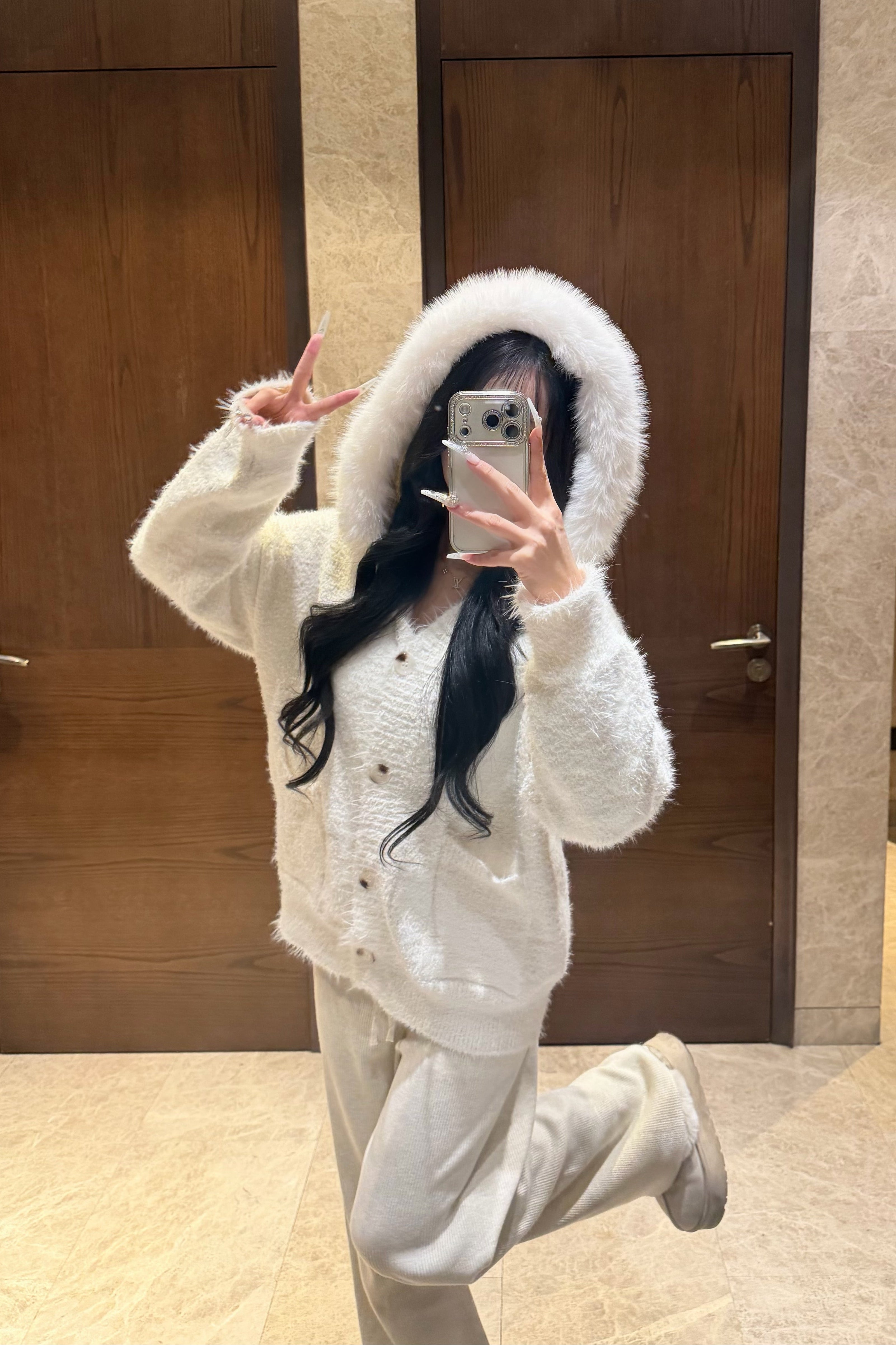 フェザーニットカーディガン KR14025